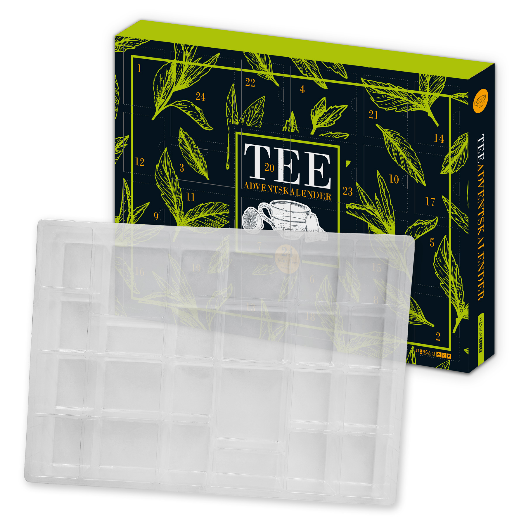 itenga Adventskalender TEE Rohling ungef�llt zum Selberf...