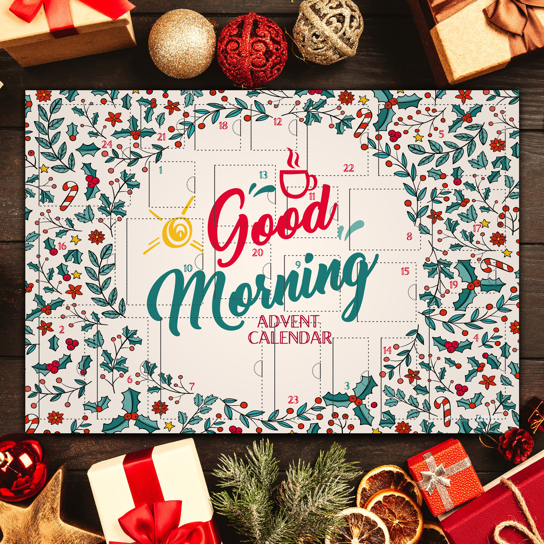 itenga Adventskalender GOOD Morning Rohling ungef�llt zu...