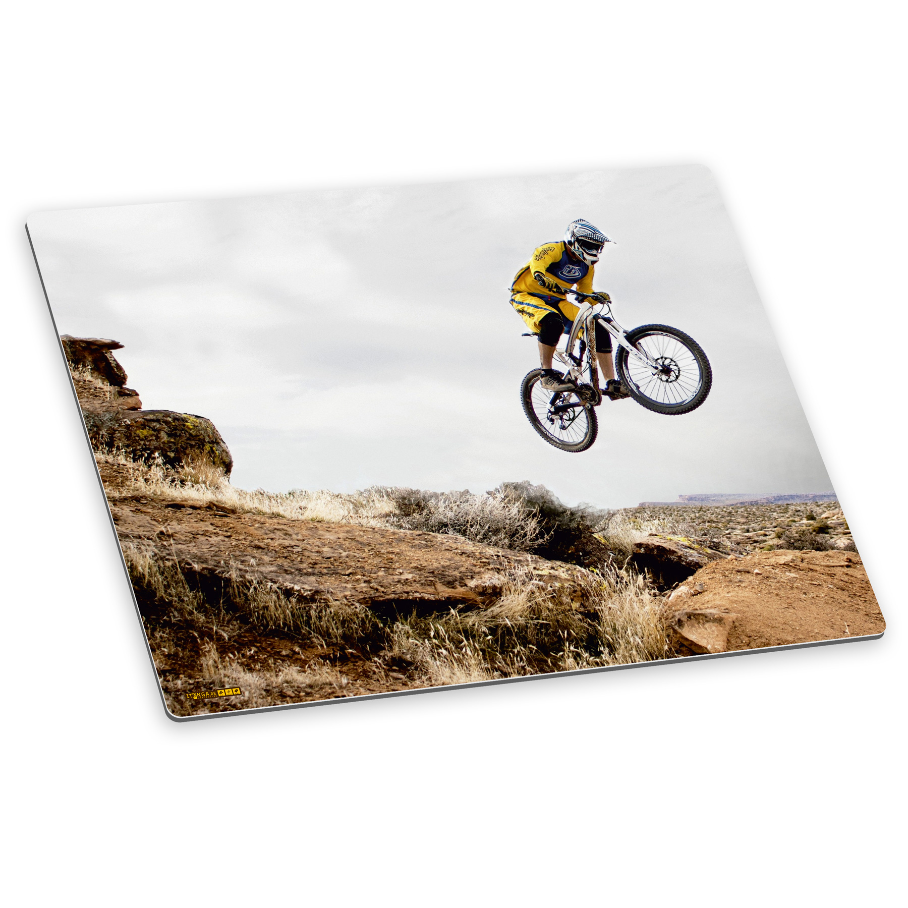 itenga Deluxe Schreibtischunterlage Downhill Fahrrad 50x...