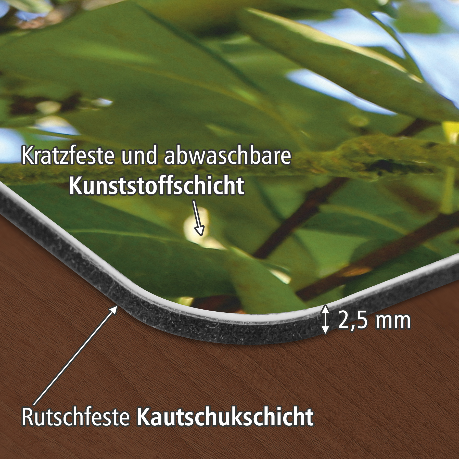 itenga Deluxe Schreibtischunterlage KATZE 50x40cm rutsch...