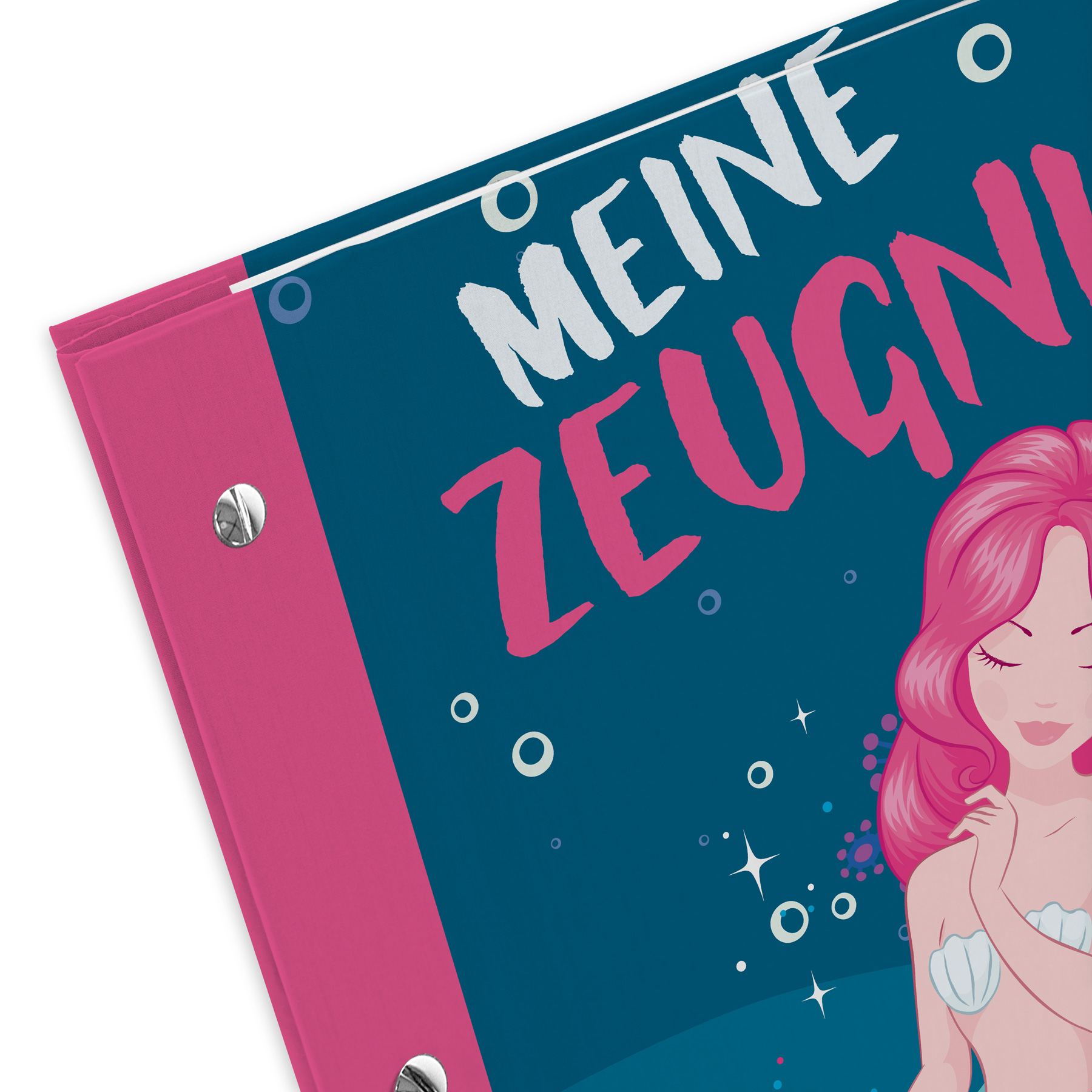 itenga Zeugnismappe A4 mit Schraubverschluss Motiv Meerj...