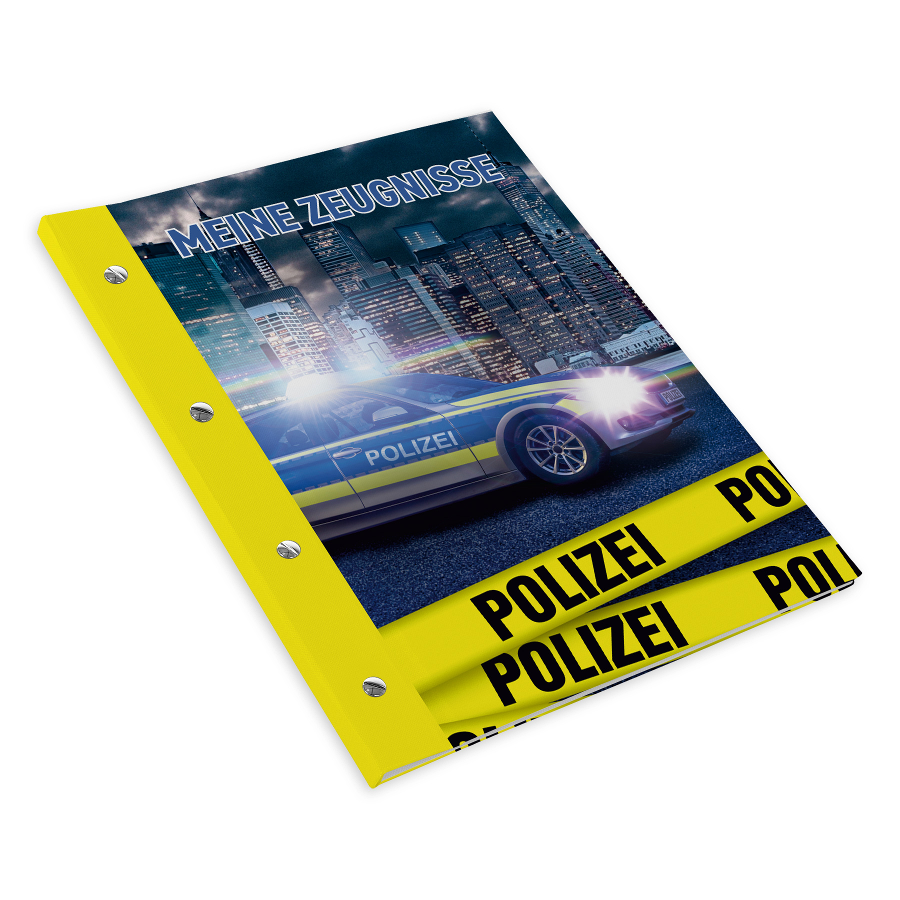 itenga Zeugnismappe A4 mit Schraubverschluss Motiv Polizei