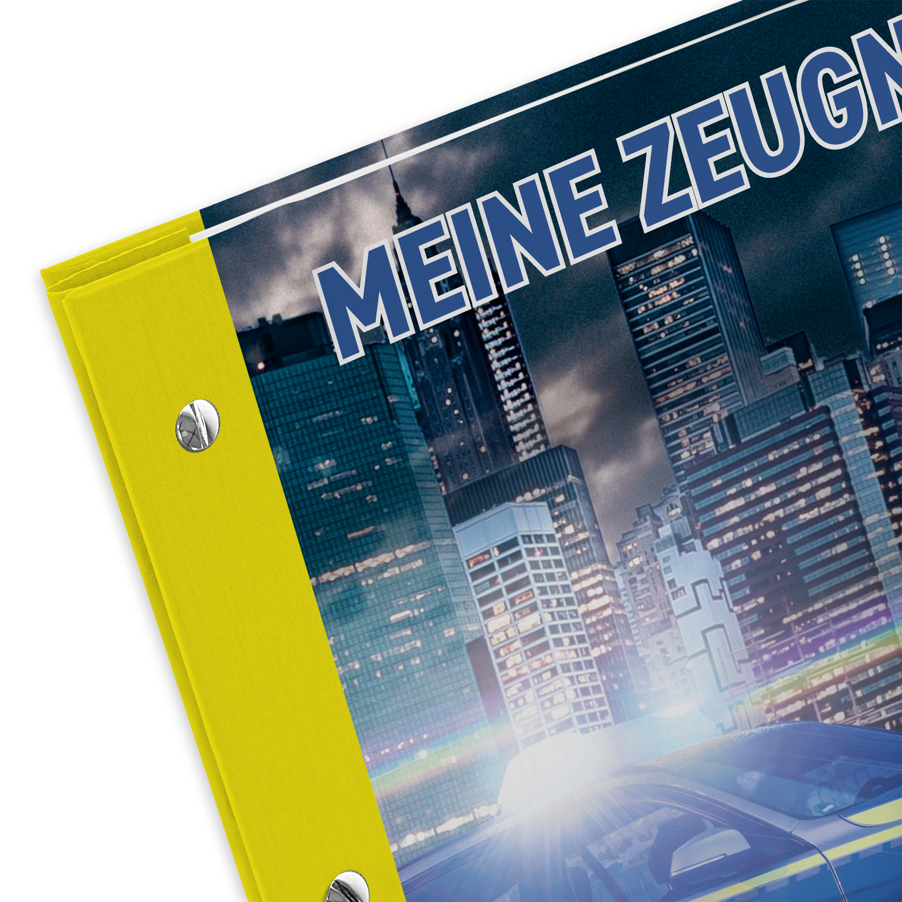 itenga Zeugnismappe A4 mit Schraubverschluss Motiv Polizei