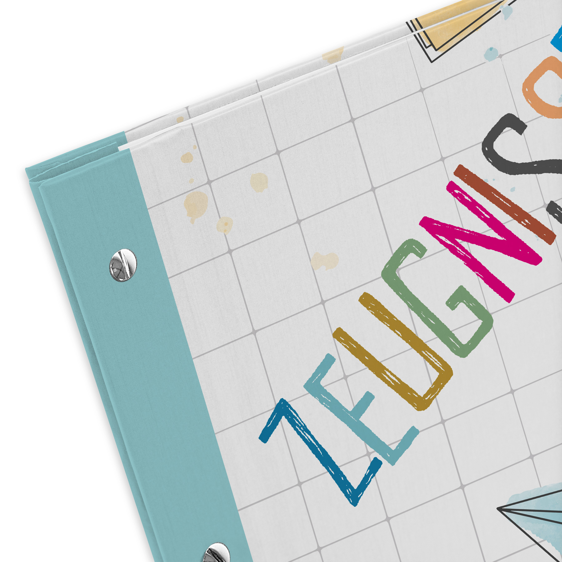 itenga Zeugnismappe A4 mit Schraubverschluss Motiv Doodles