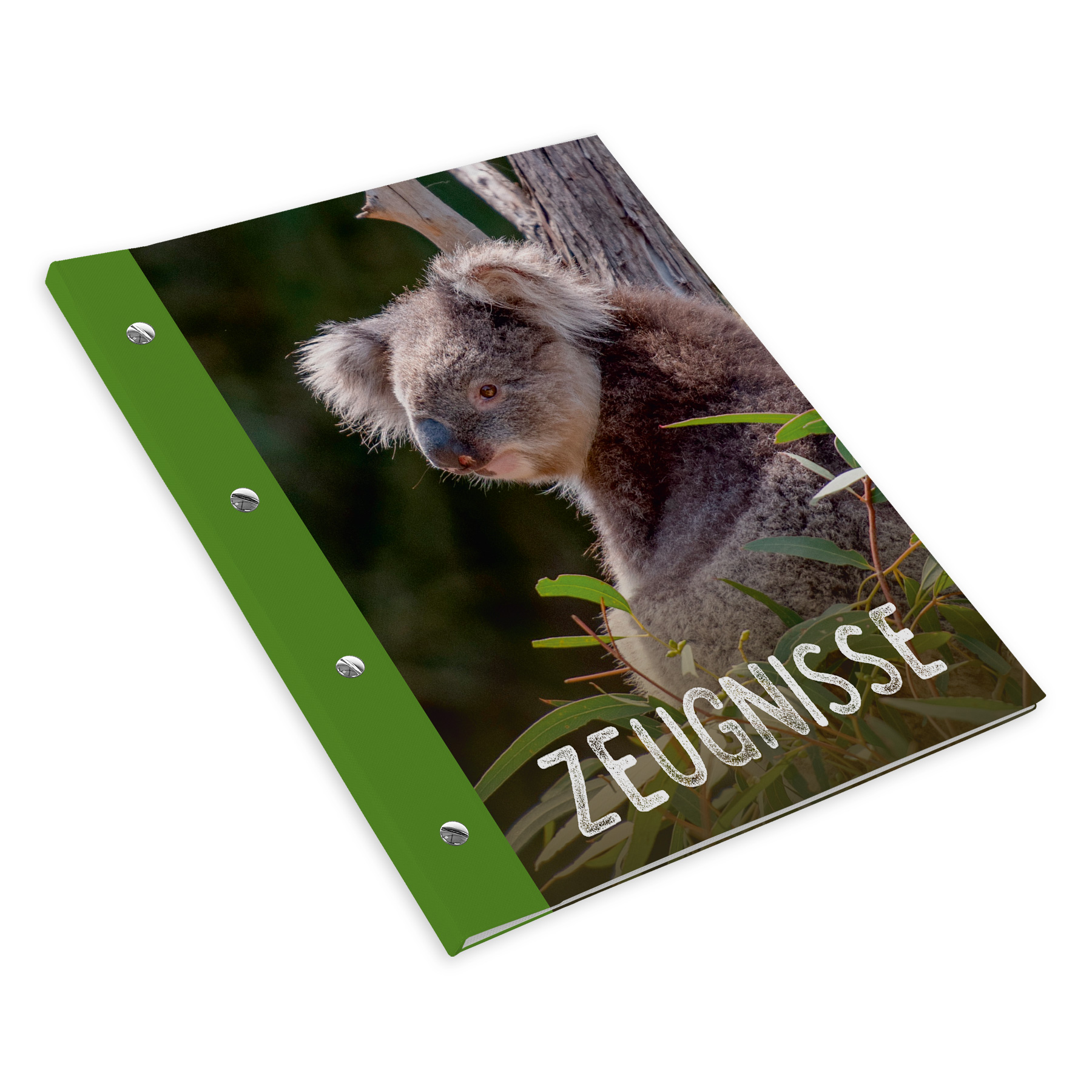 itenga Zeugnismappe A4 mit Schraubverschluss Motiv Koala