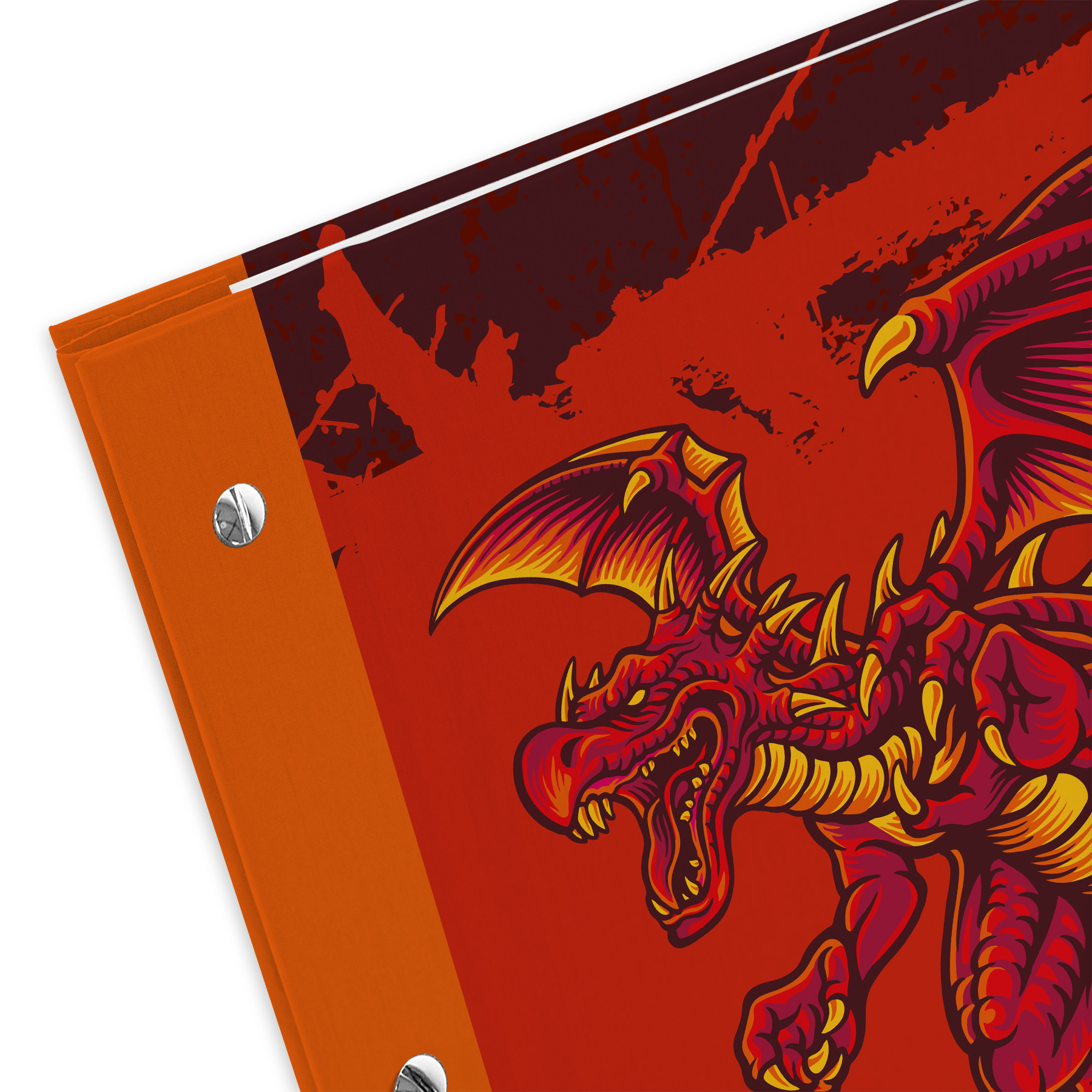 itenga Zeugnismappe A4 mit Schraubverschluss Motiv Drache