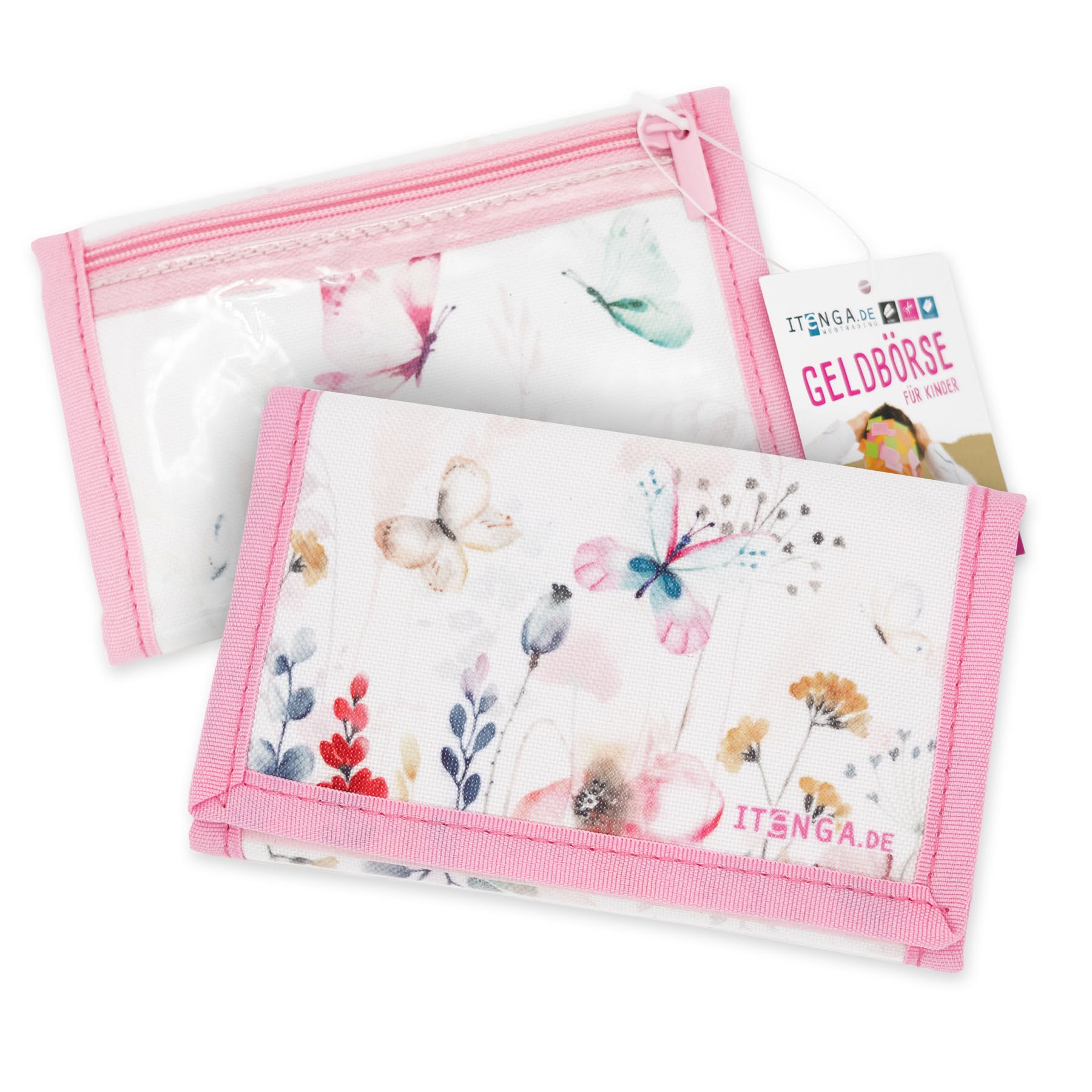 ITENGA Brustbeutel - SCHMETTERLING - Geld Beutel B�rse S...