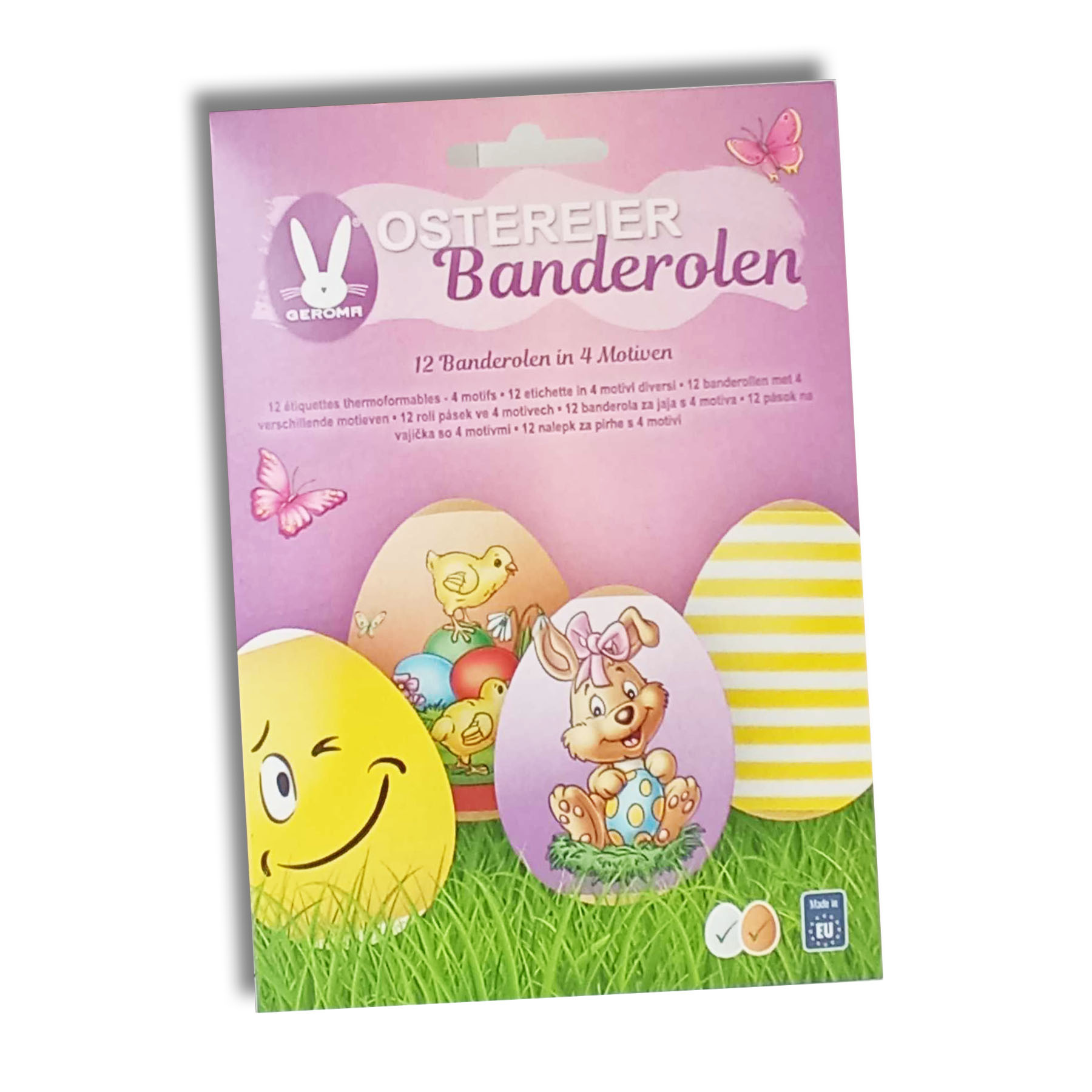 itenga Ostereierbanderole 12 St�ck 4 Motive