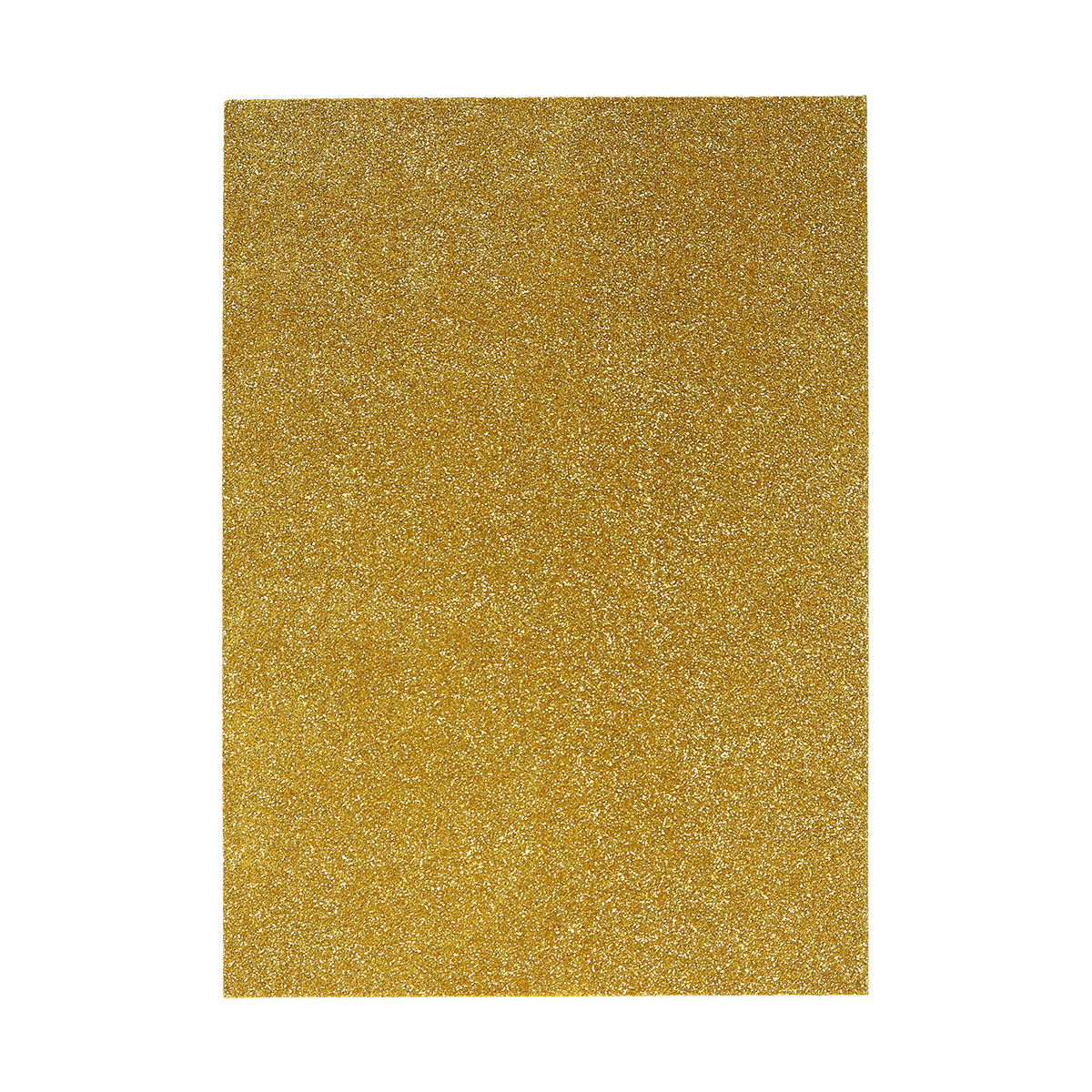 Glitzer Moosgummi Platte - DIN A4 - GOLD - 1 Bogen 406836