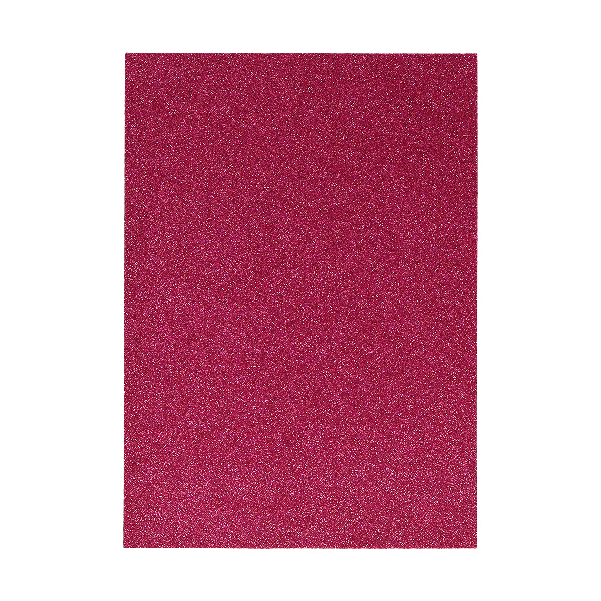 Glitzer Moosgummi Platte - DIN A4 - MAGENTA / PINK - 1 B...