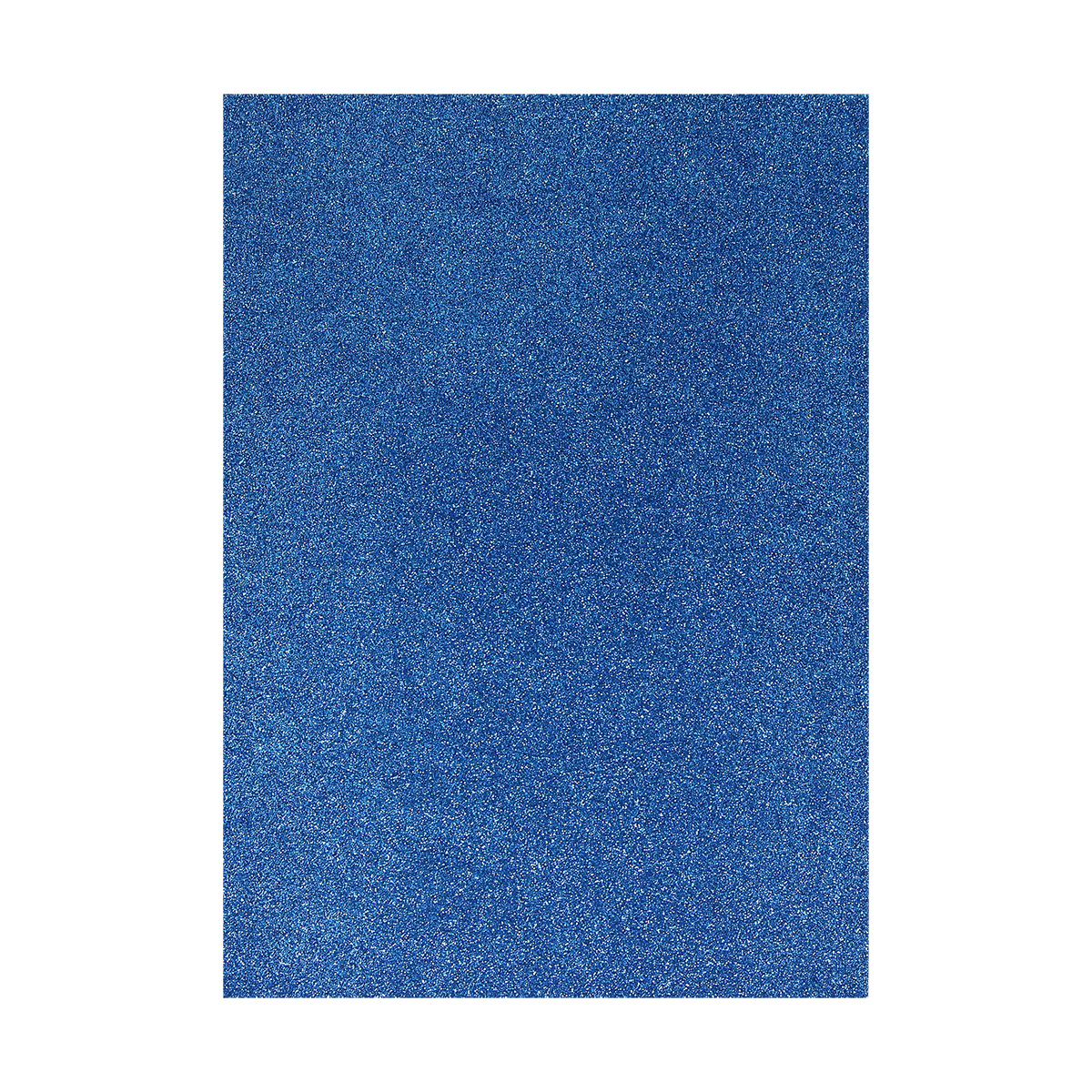 Glitzer Moosgummi Platte - DIN A4 - BLAU - 1 Bogen 406846