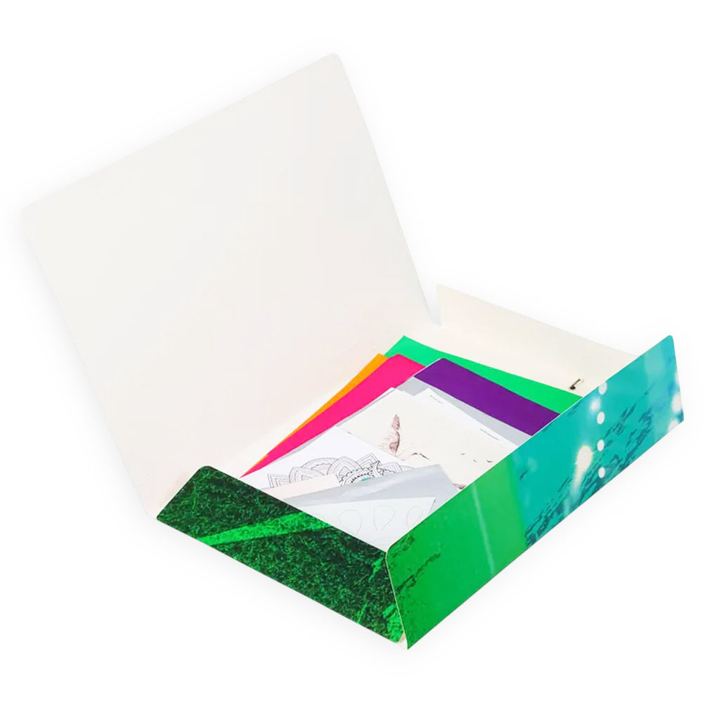 ITENGA Gummizugmappe Sammelmappe A4 Karton Motiv Fussball