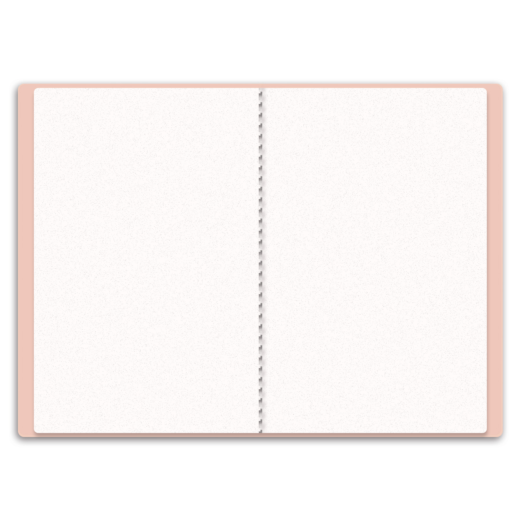 itenga Zeugnismappe Motiv Blumenmuster Peach - DIN A4 wa...