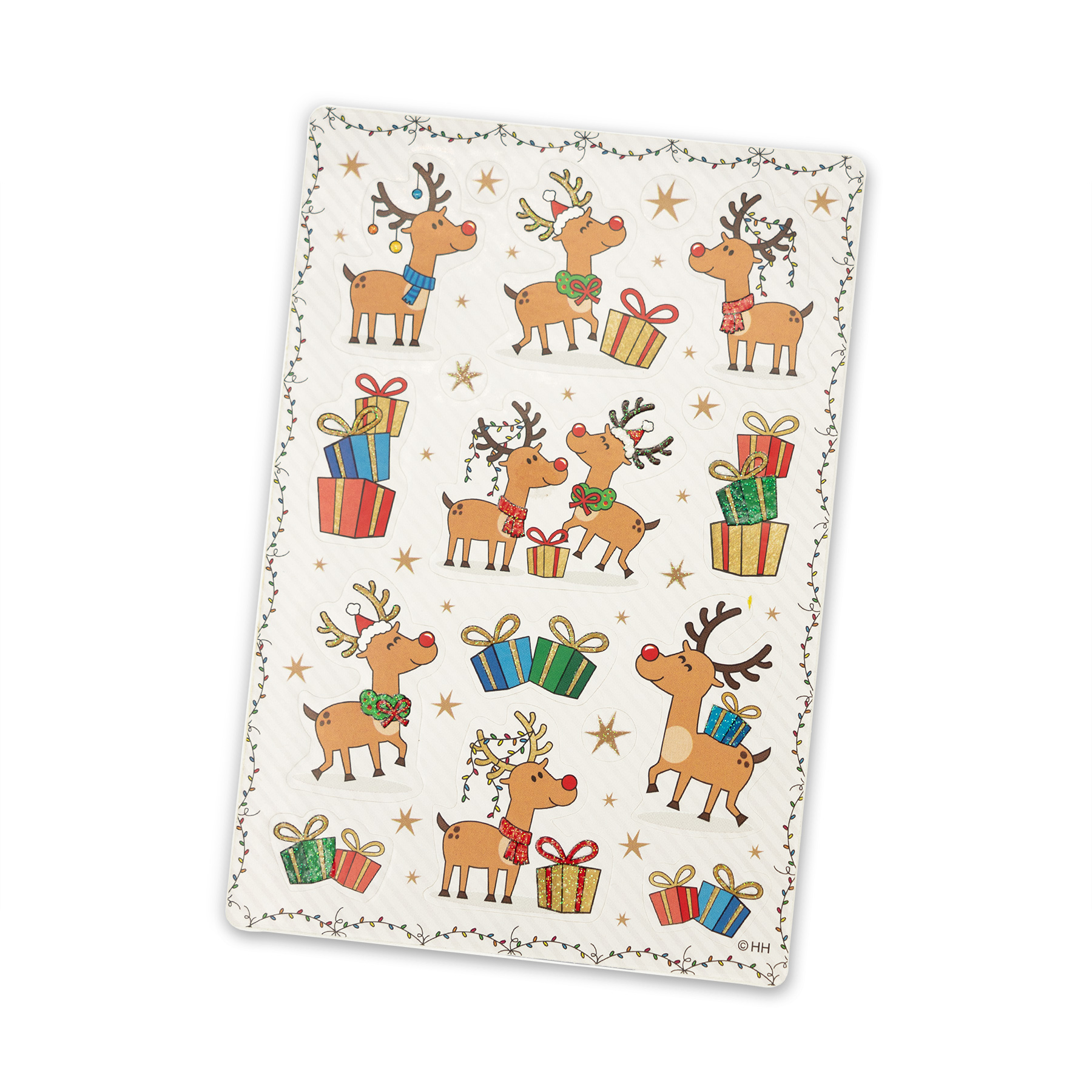 itenga Weihnachtssticker Freiform 4 B�gen - Motiv 1
