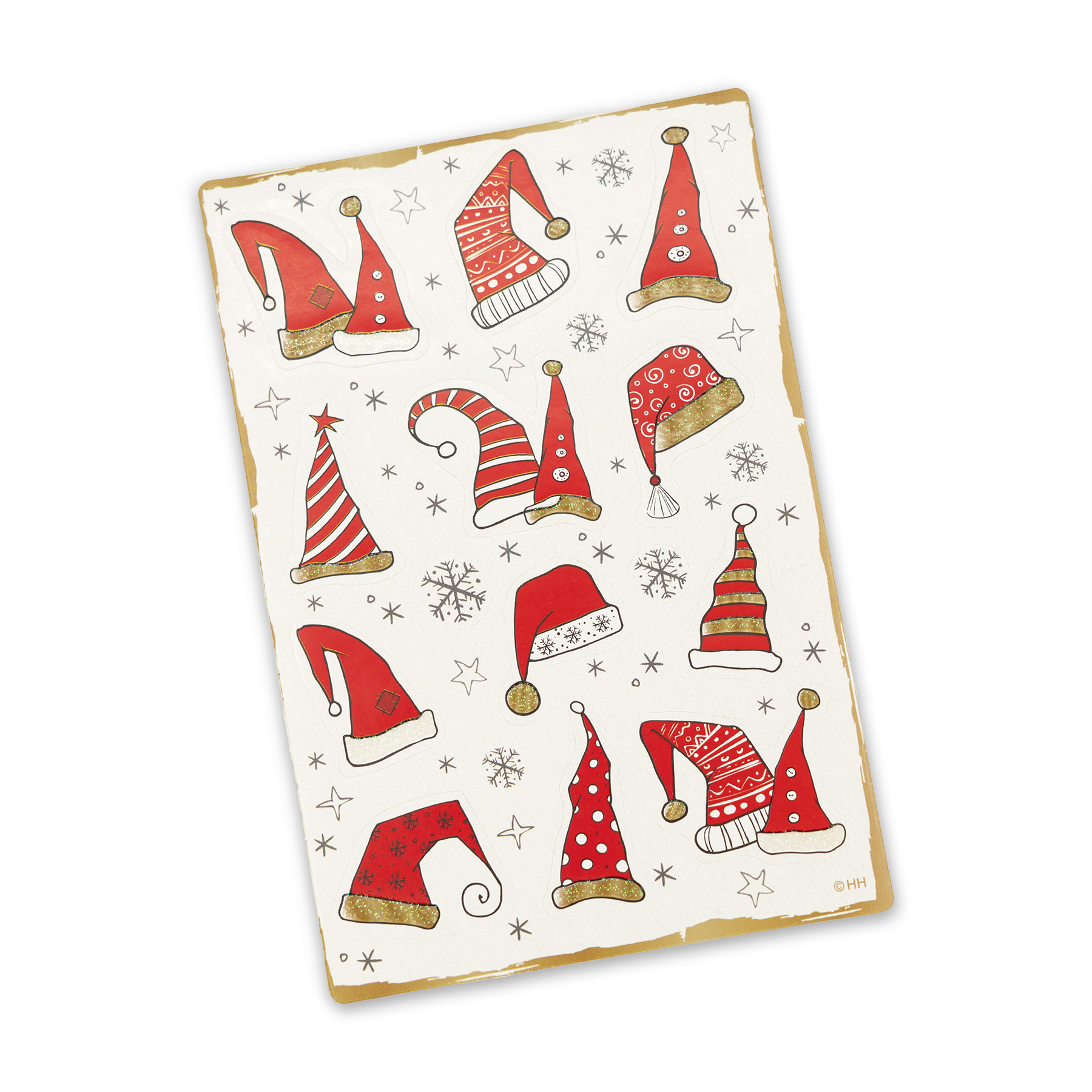 itenga Weihnachtssticker Freiform 4 B�gen - Motiv 1