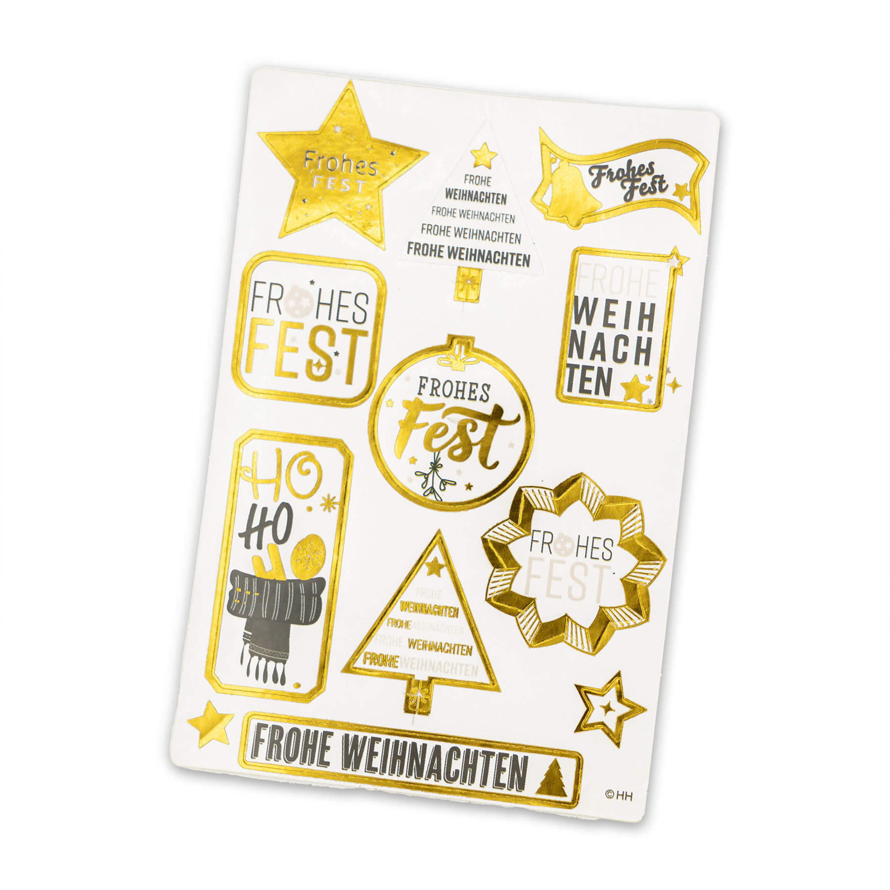 itenga Weihnachtssticker Freiform 4 B�gen - Motiv 2