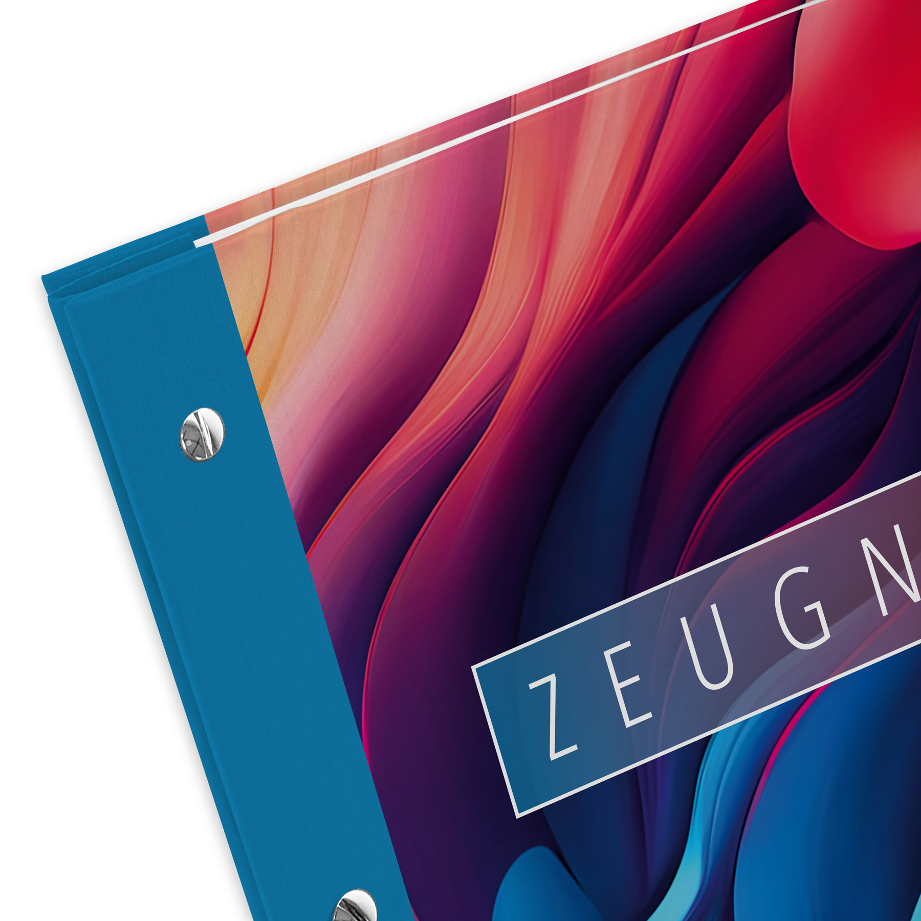 itenga Zeugnismappe A4 mit Schraubverschluss Motiv Farbe...