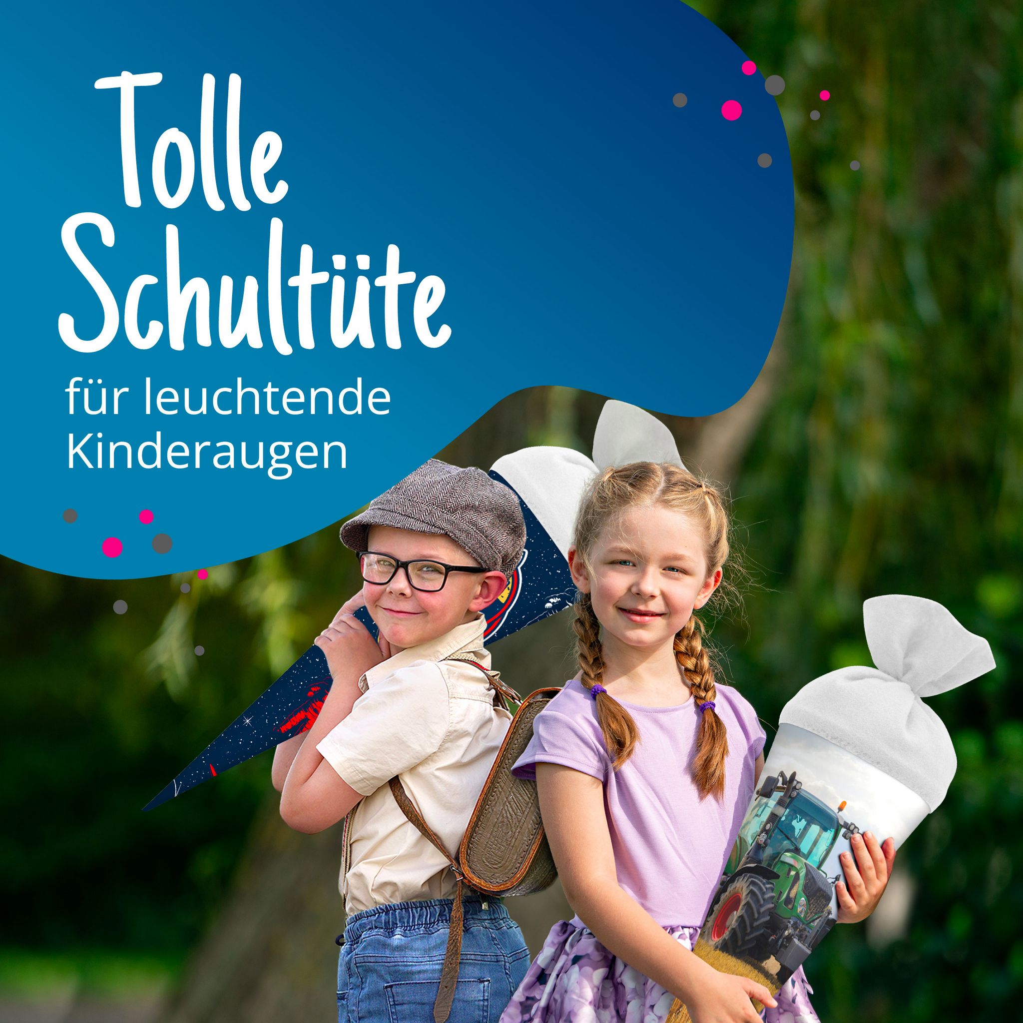 itenga Schult�te Zuckert�te 70cm rund Traktor im Feld Fi...