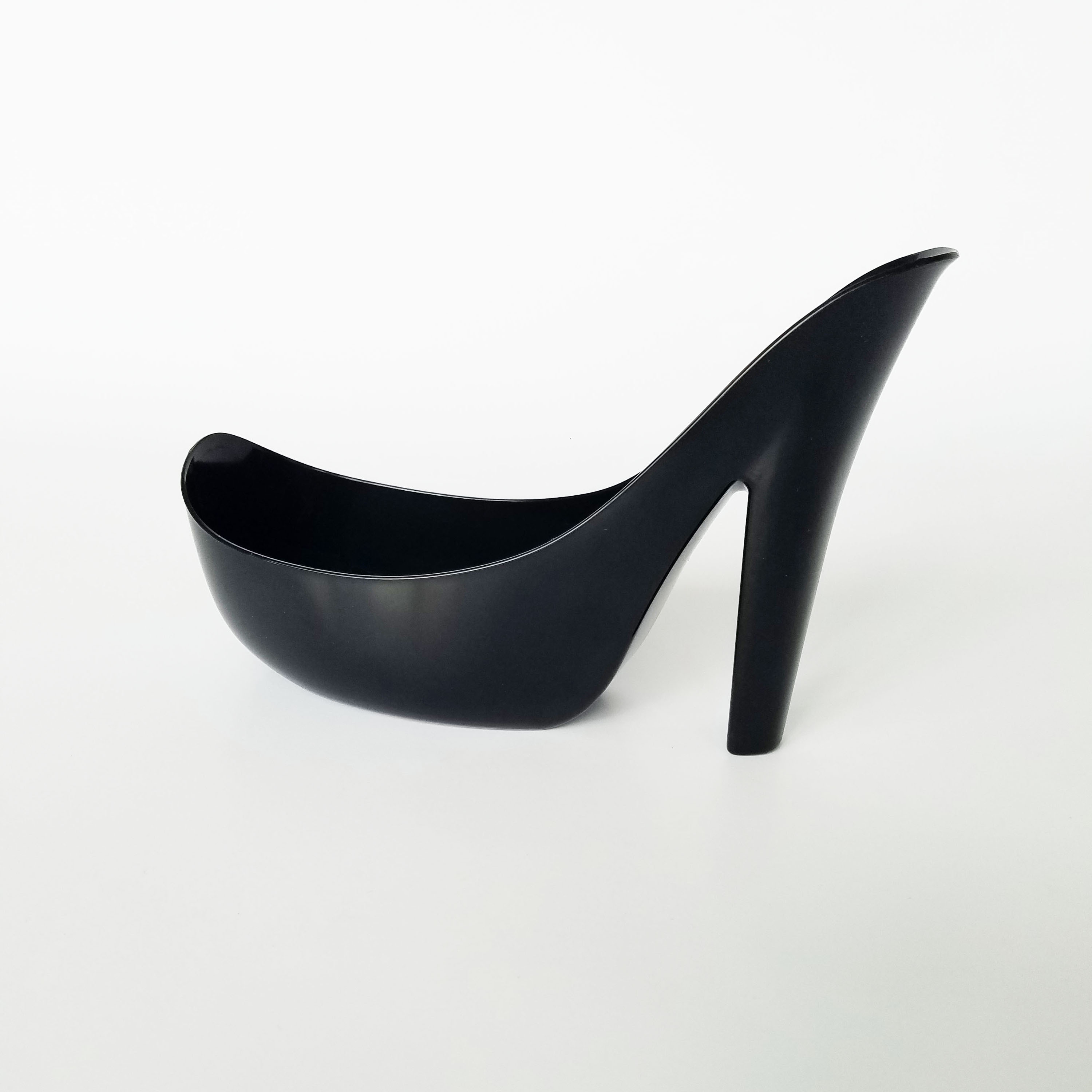 Deko Schuh HighHeel Pump aus Kunststoff schwarz zum Bef�...