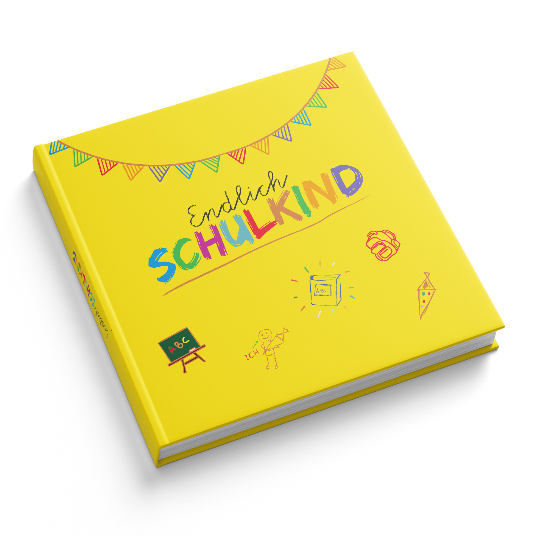 itenga G�stebuch Motiv Endlich Schulkind GELB 88 Seiten ...