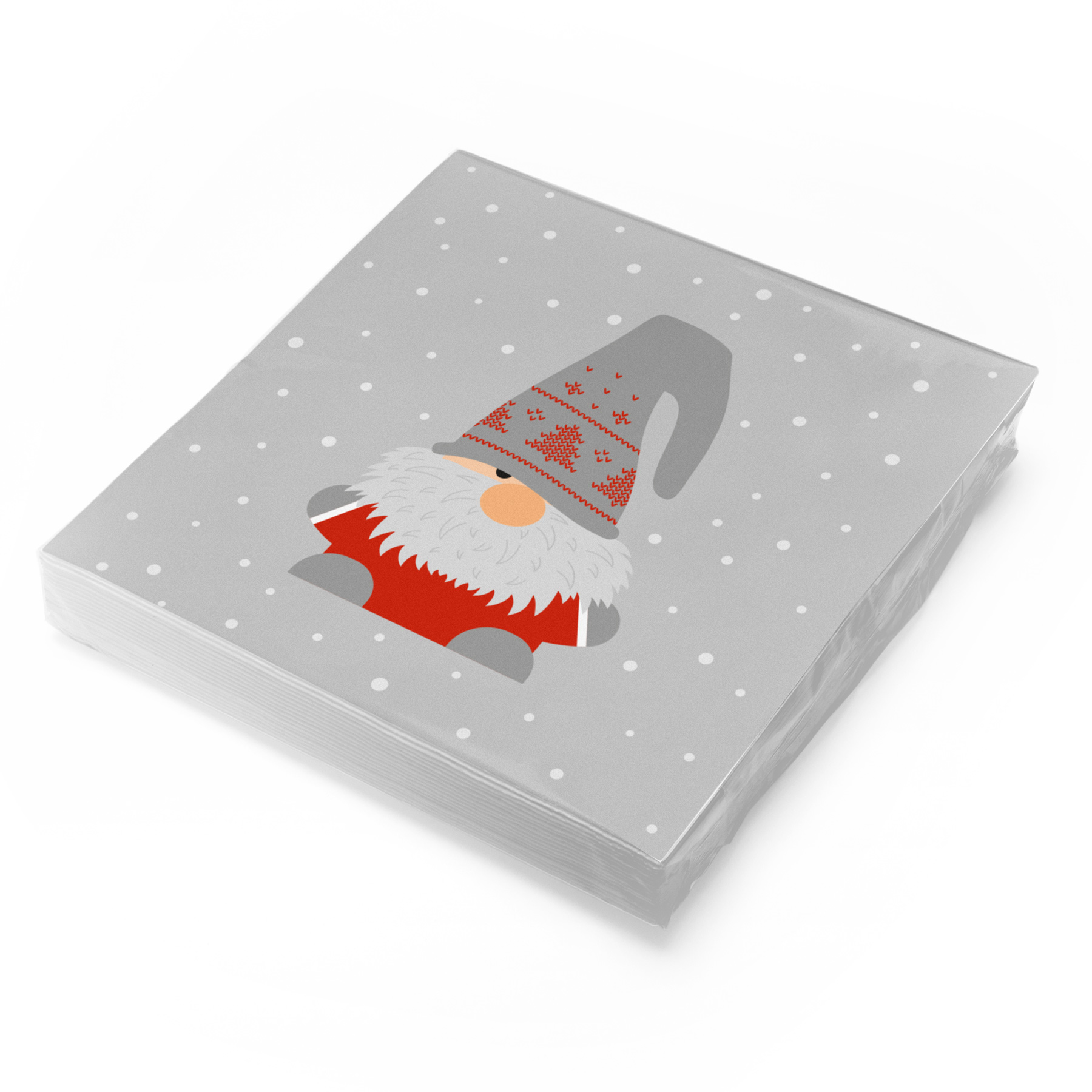 itenga 20x Serviette Weihnachten Wichtelbande