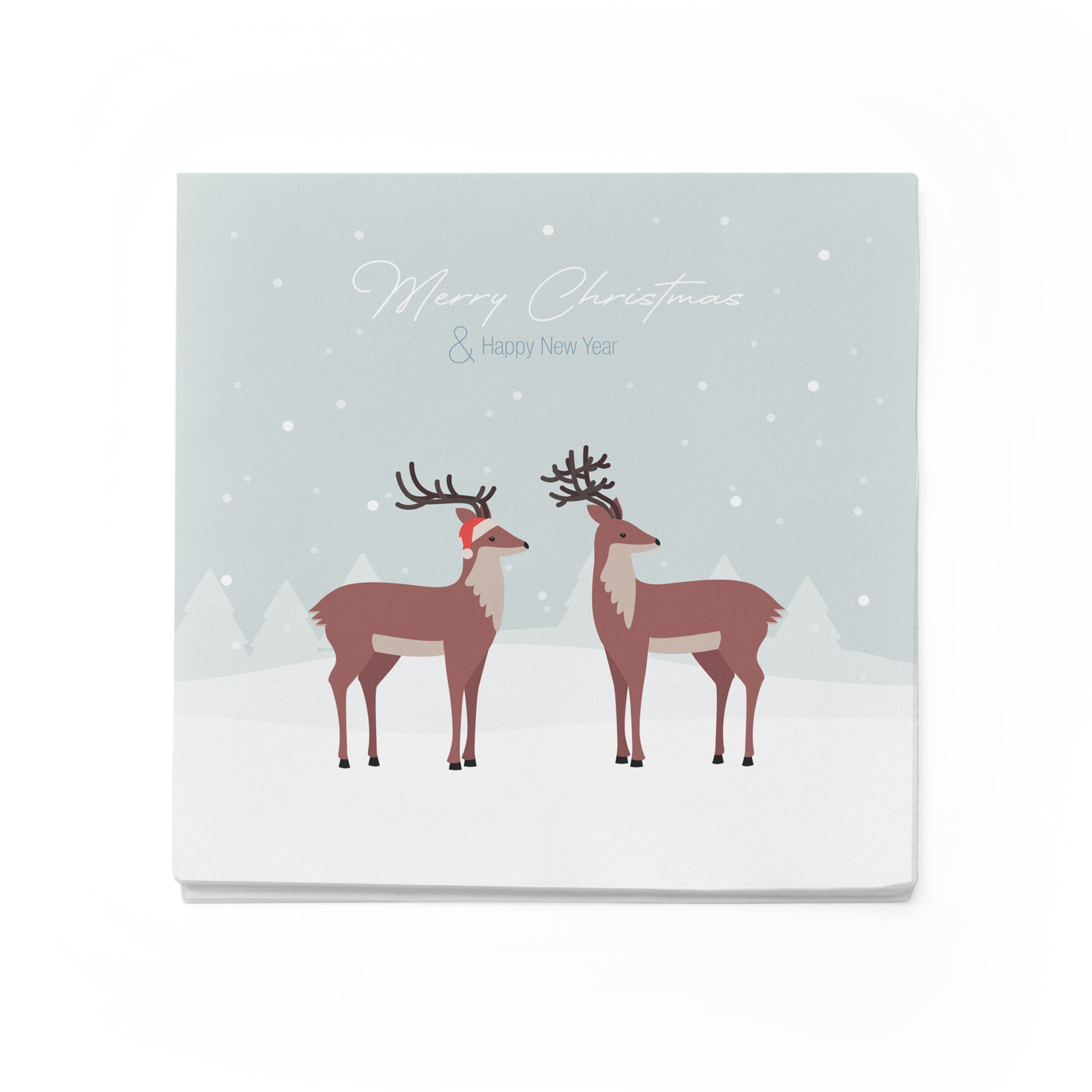 itenga 20x Serviette Weihnachten - Hirsche