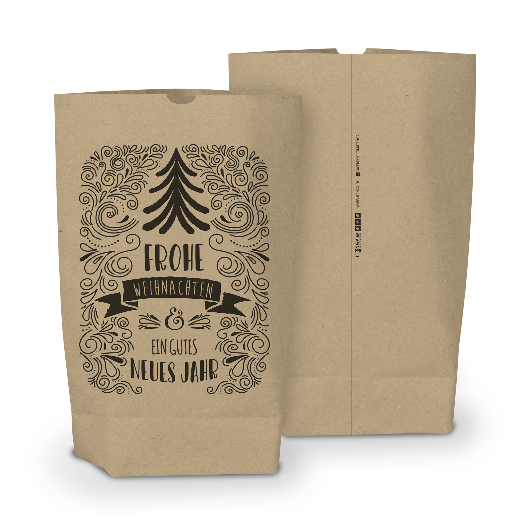 itenga Geschenkt�te Frohe Weihnachten und neues Jahr 17x...