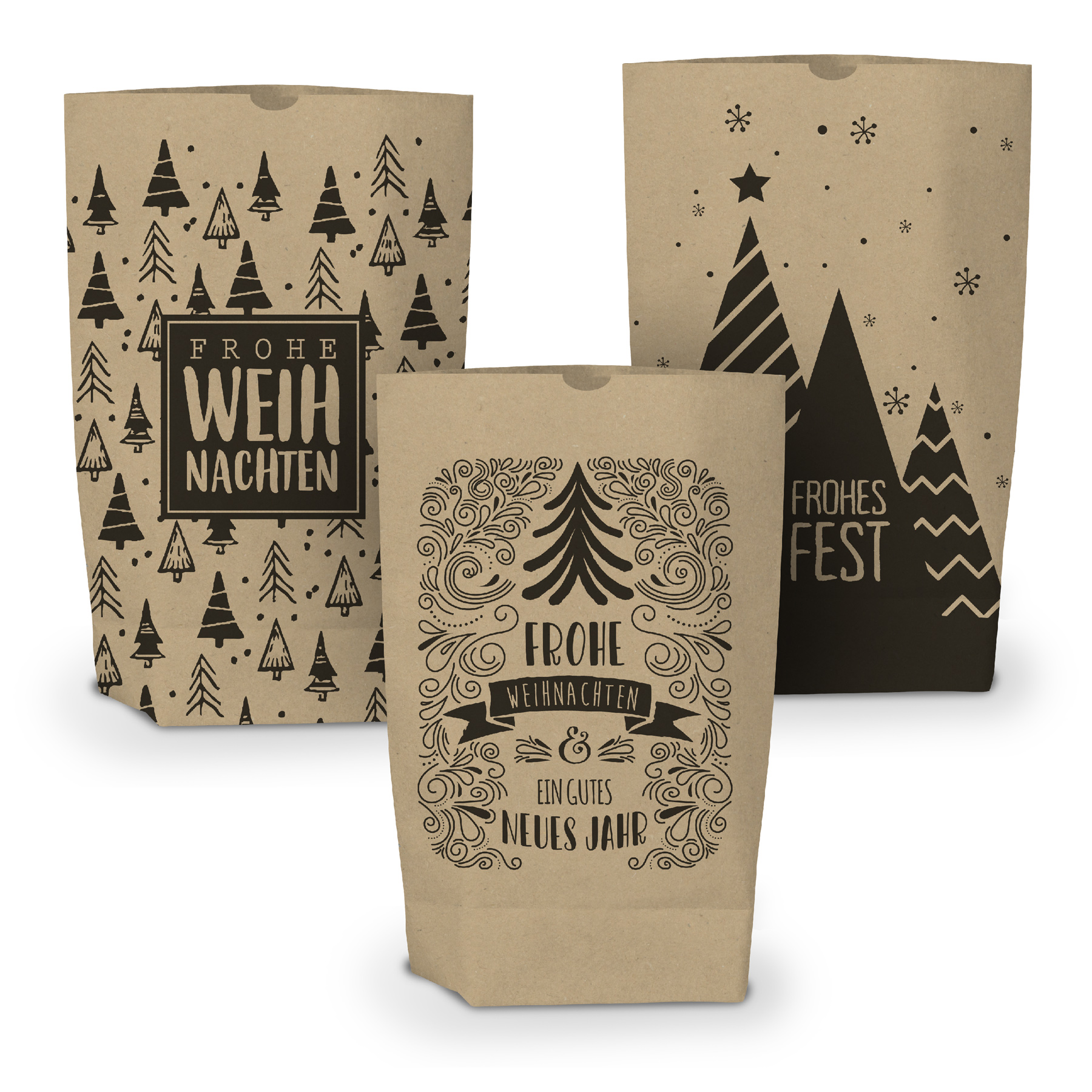 75x ITENGA Geschenkt�ten Weihnachten Mix