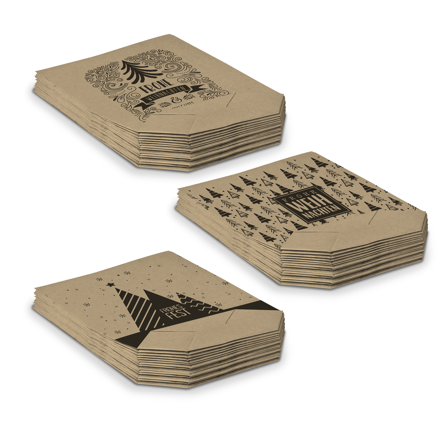 75x ITENGA Geschenkt�ten Weihnachten Mix