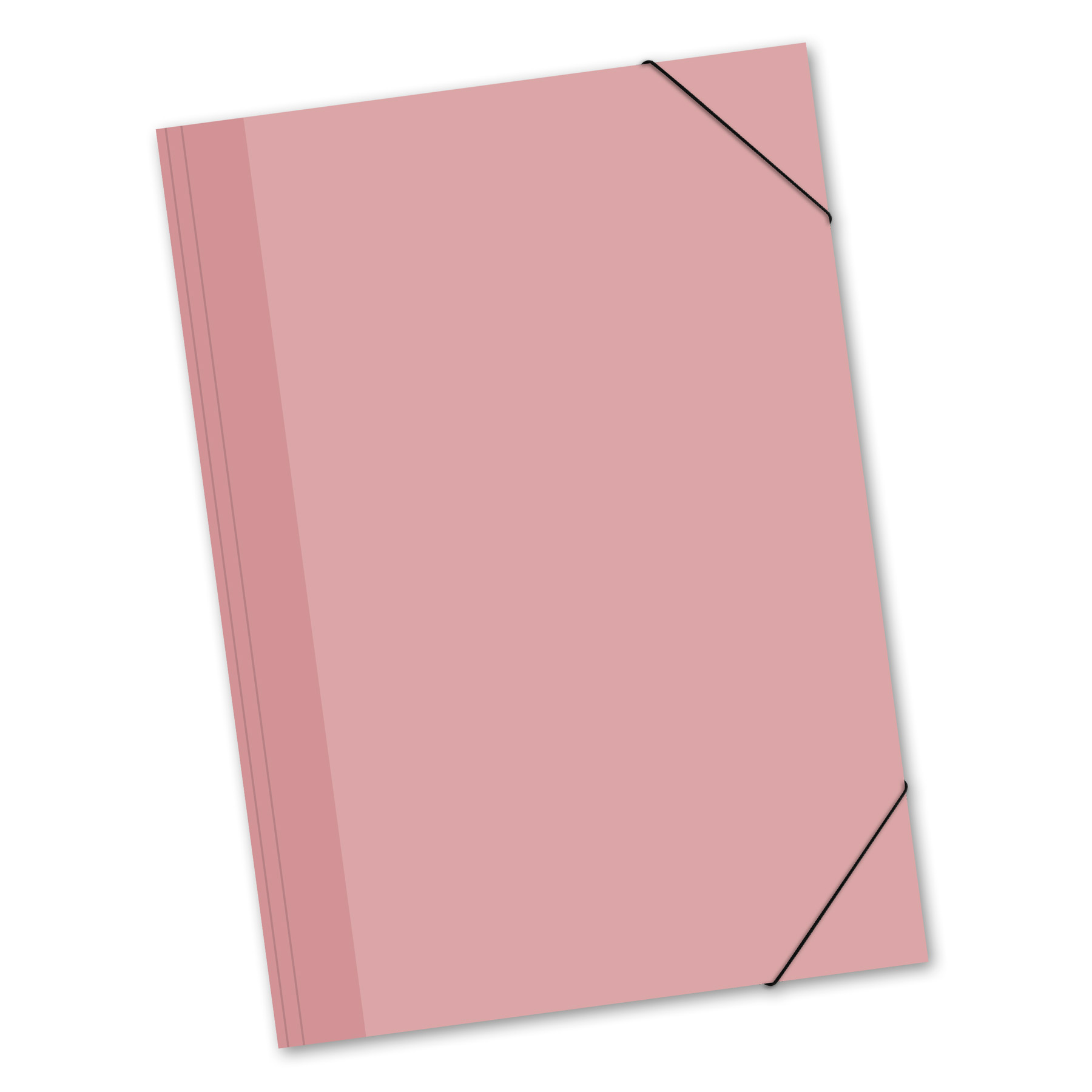 ITENGA Gummizugmappe Zeichenmappe A2 Karton Pastell Rosa