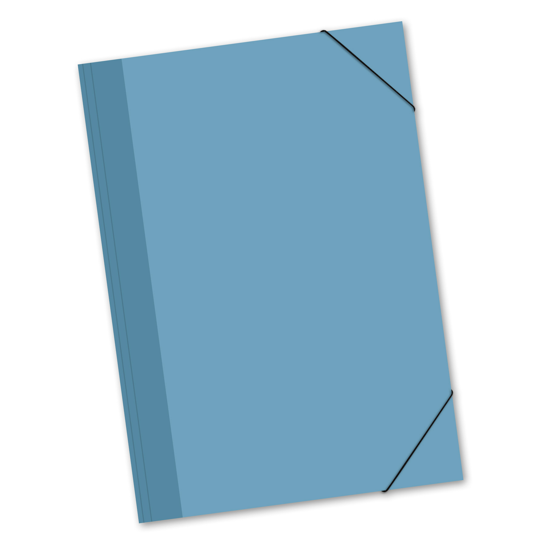 ITENGA Gummizugmappe Zeichenmappe A2 Karton Nordic Blue