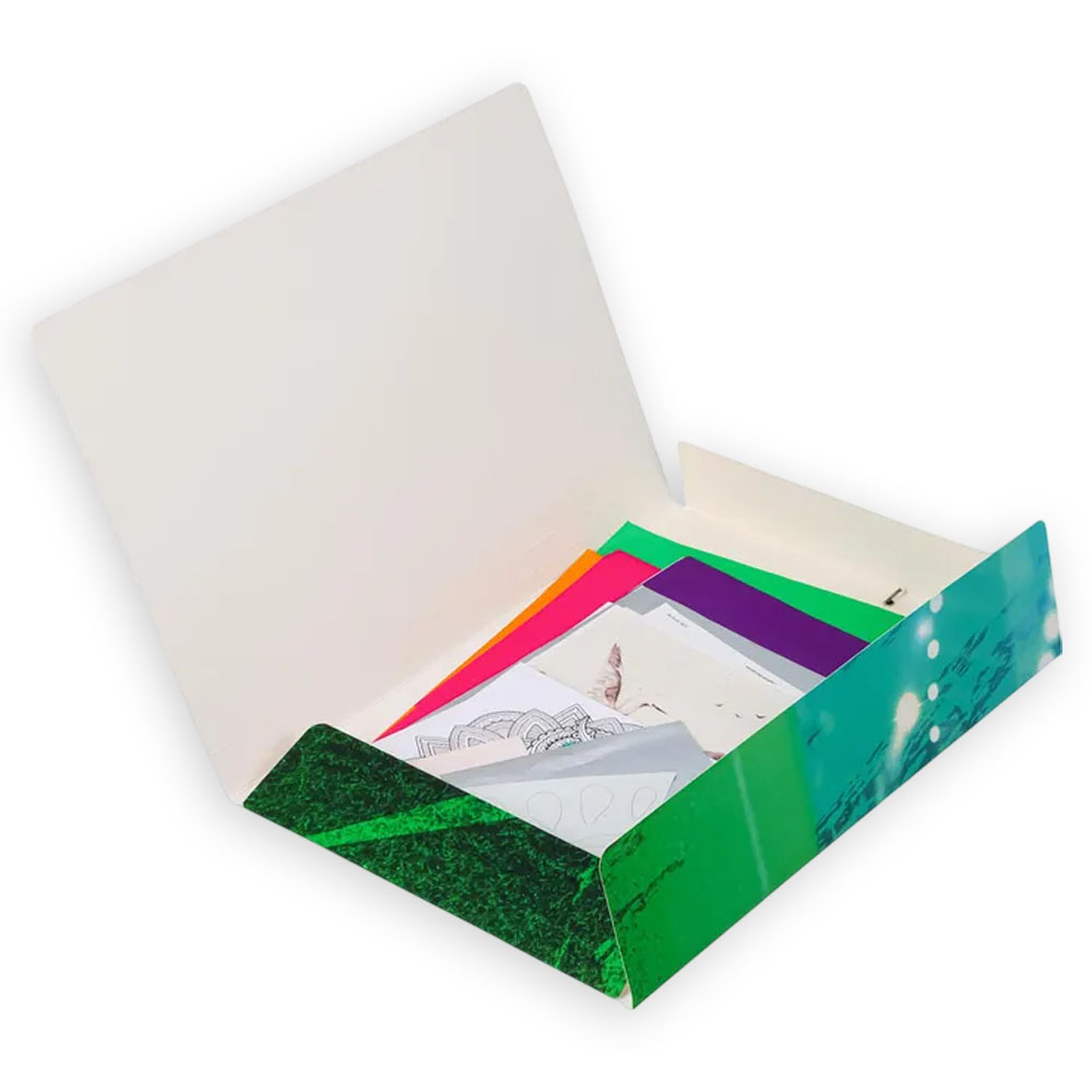 ITENGA Gummizugmappe Zeichenmappe A2 Karton Motiv Fussball