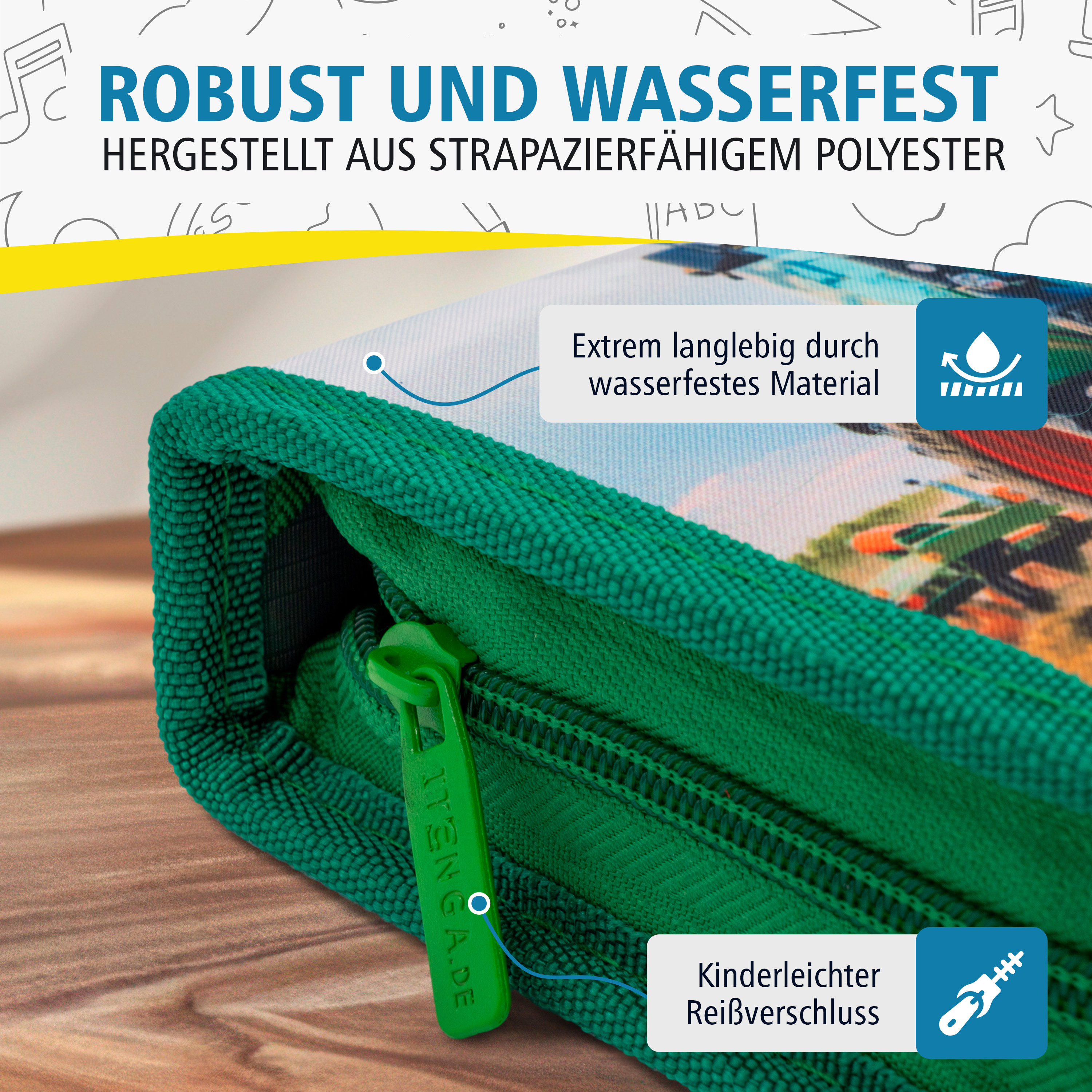 itenga Sch�ler-Etui M�ppchen Traktor 28 teilig (gef�llt)...