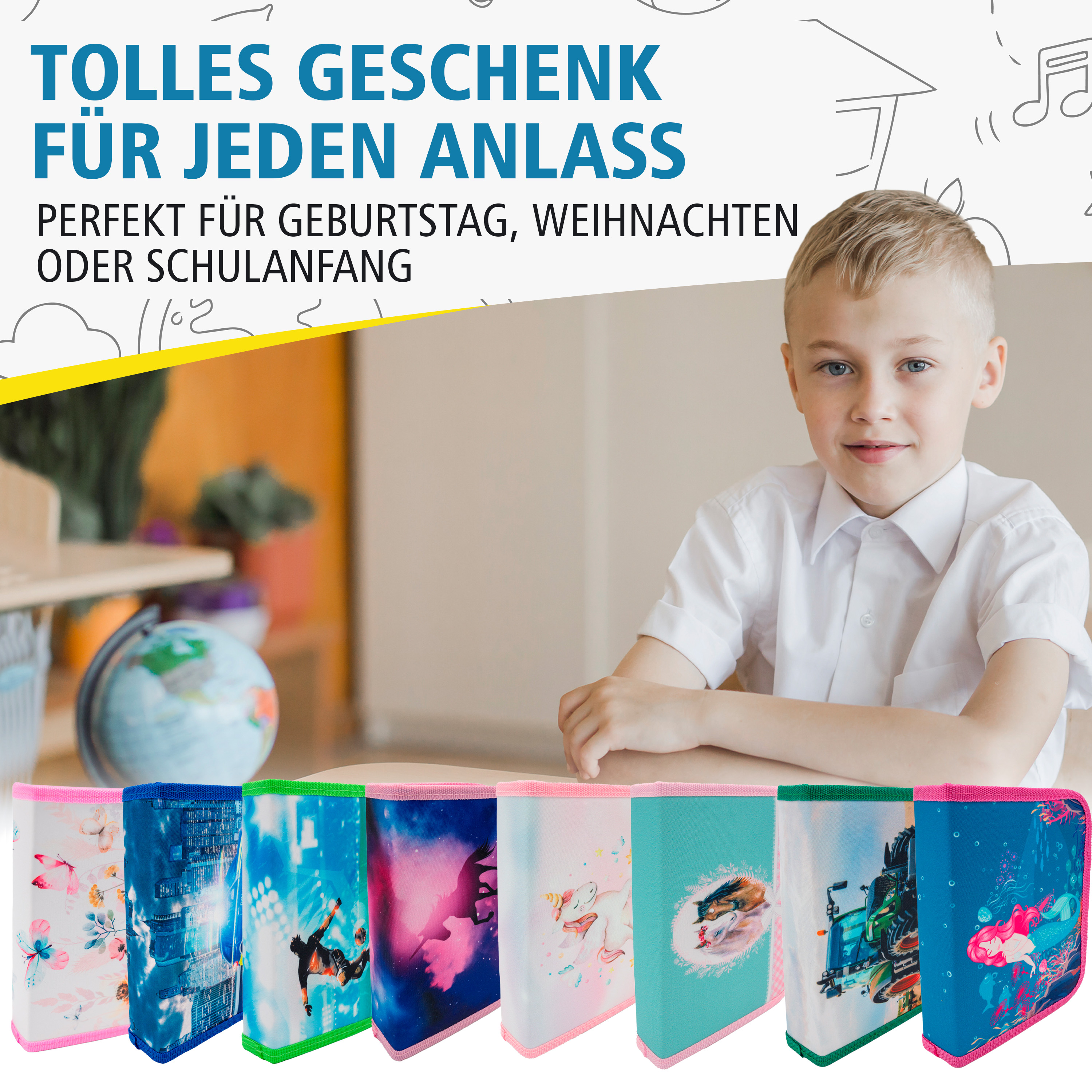 itenga Sch�ler-Etui M�ppchen Traktor 28 teilig (gef�llt)...
