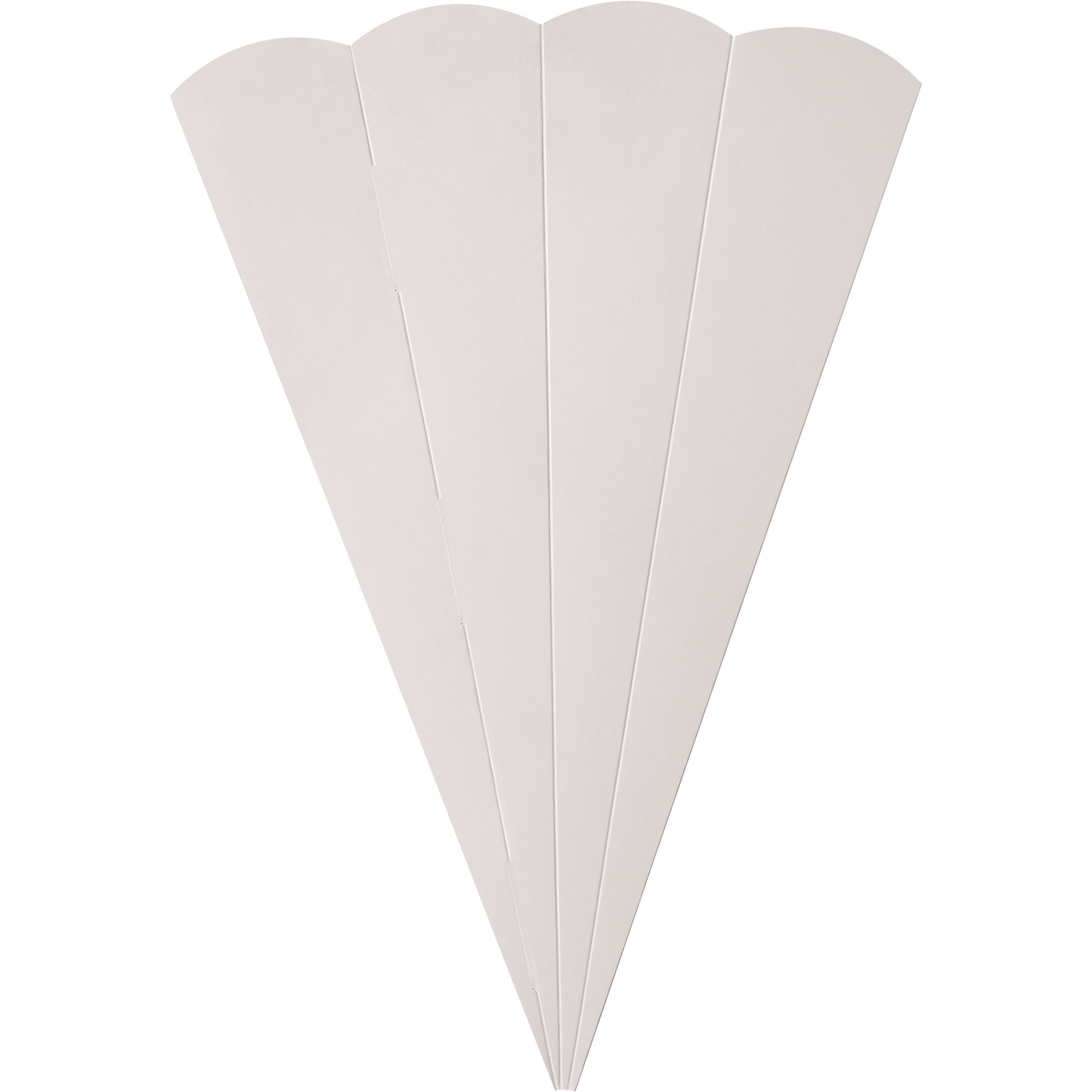 Schult�ten-Zuschnitt 6-eckig, 68cm GRAU - Schult�ten Roh...