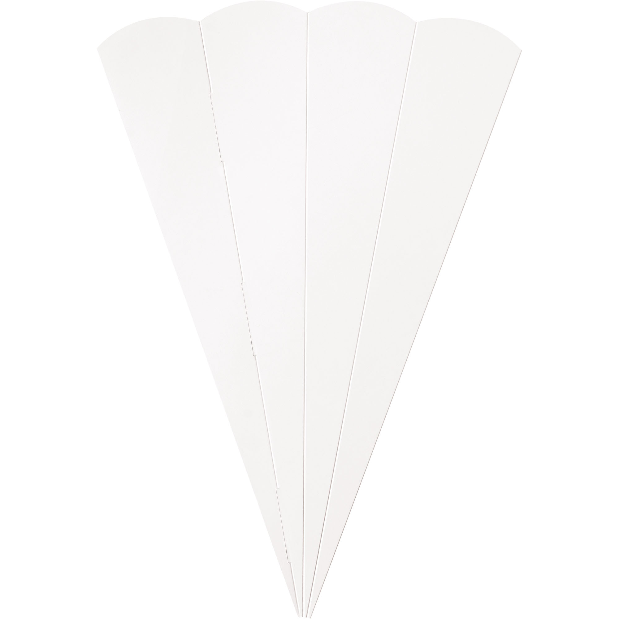 Schult�ten-Zuschnitt 6-eckig, 68cm WEISS - Schult�ten Ro...