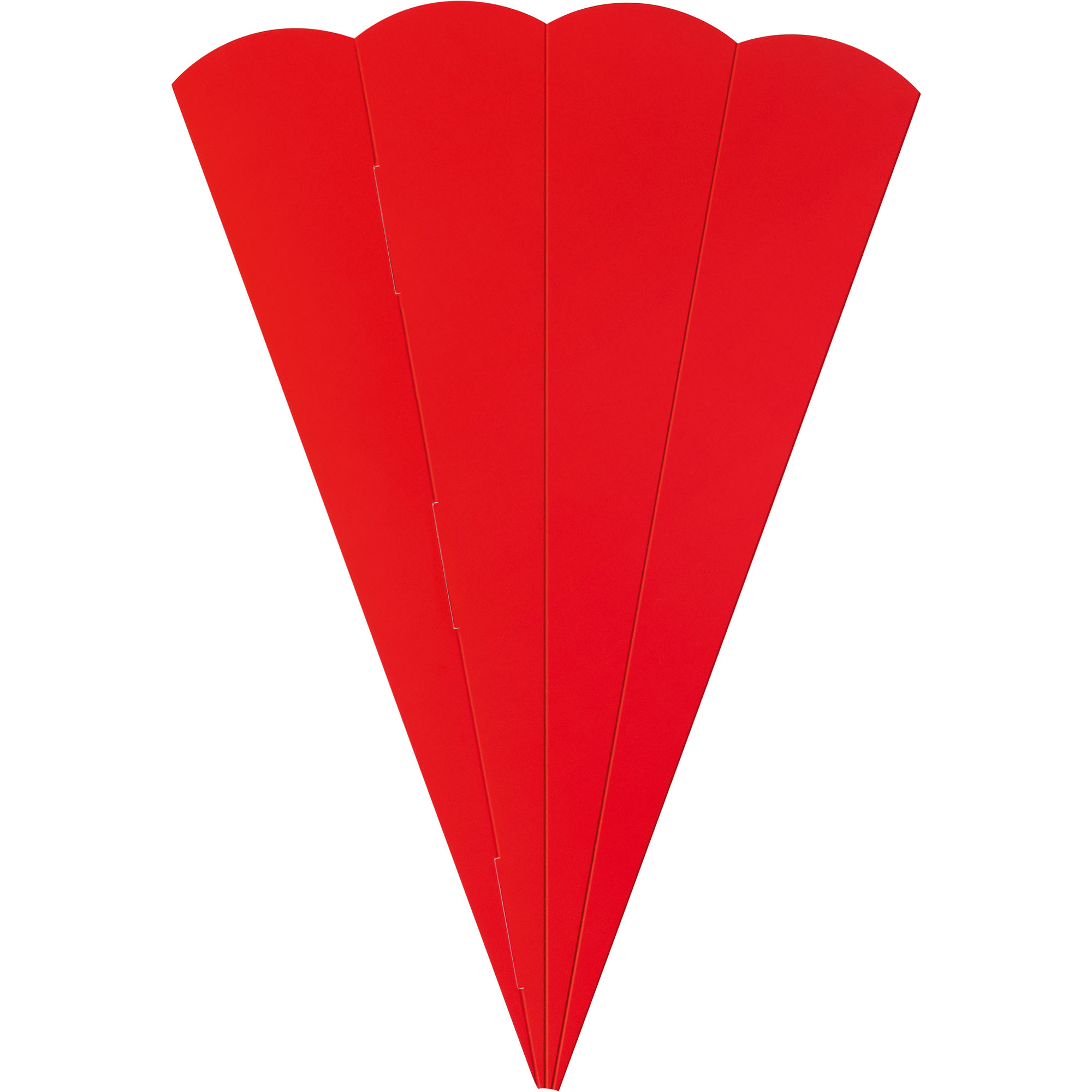 Schult�ten-Zuschnitt 6-eckig, 68cm ROT - Schult�ten Rohl...