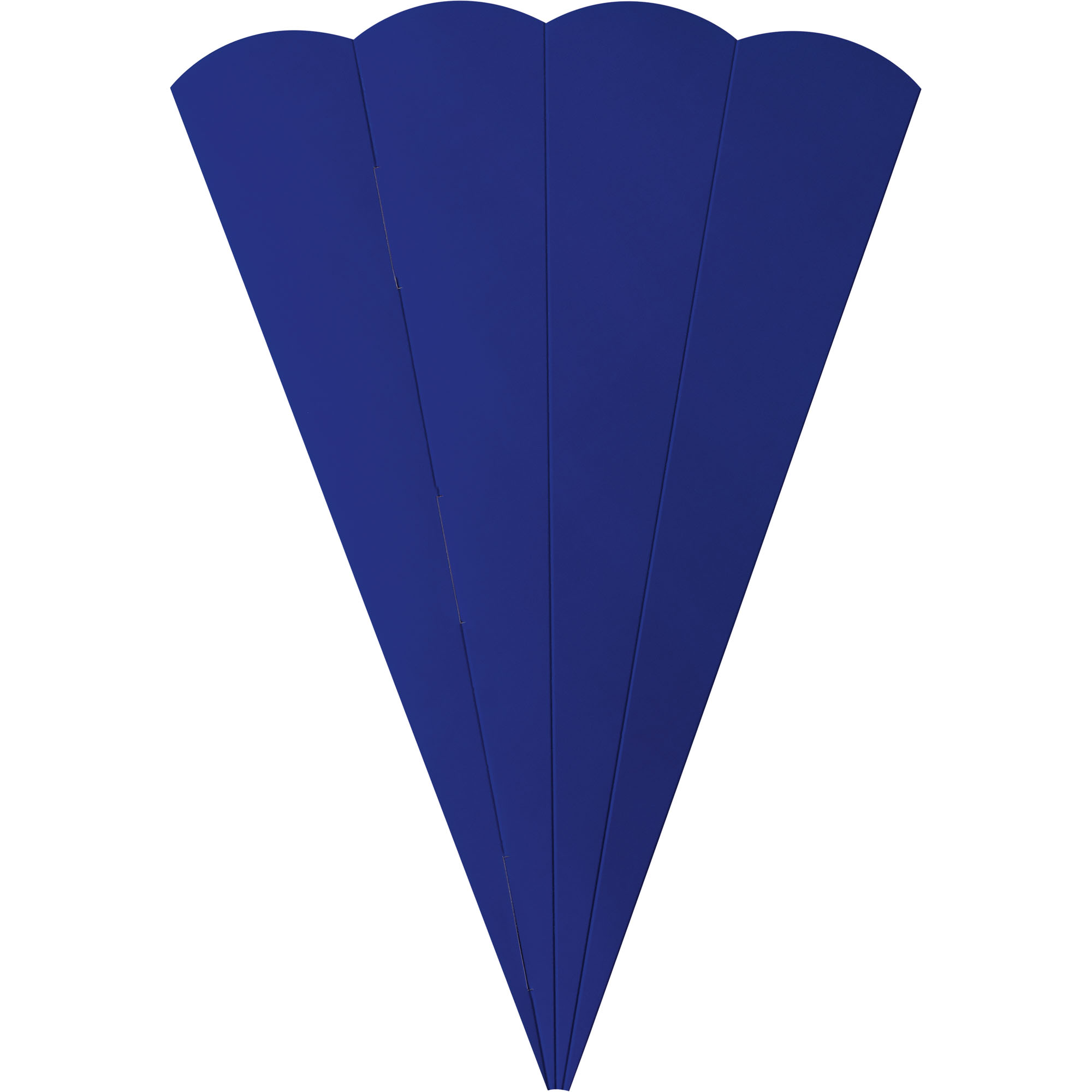 Schult�ten-Zuschnitt 6-eckig, 68cm DUNKELBLAU - Schult�t...