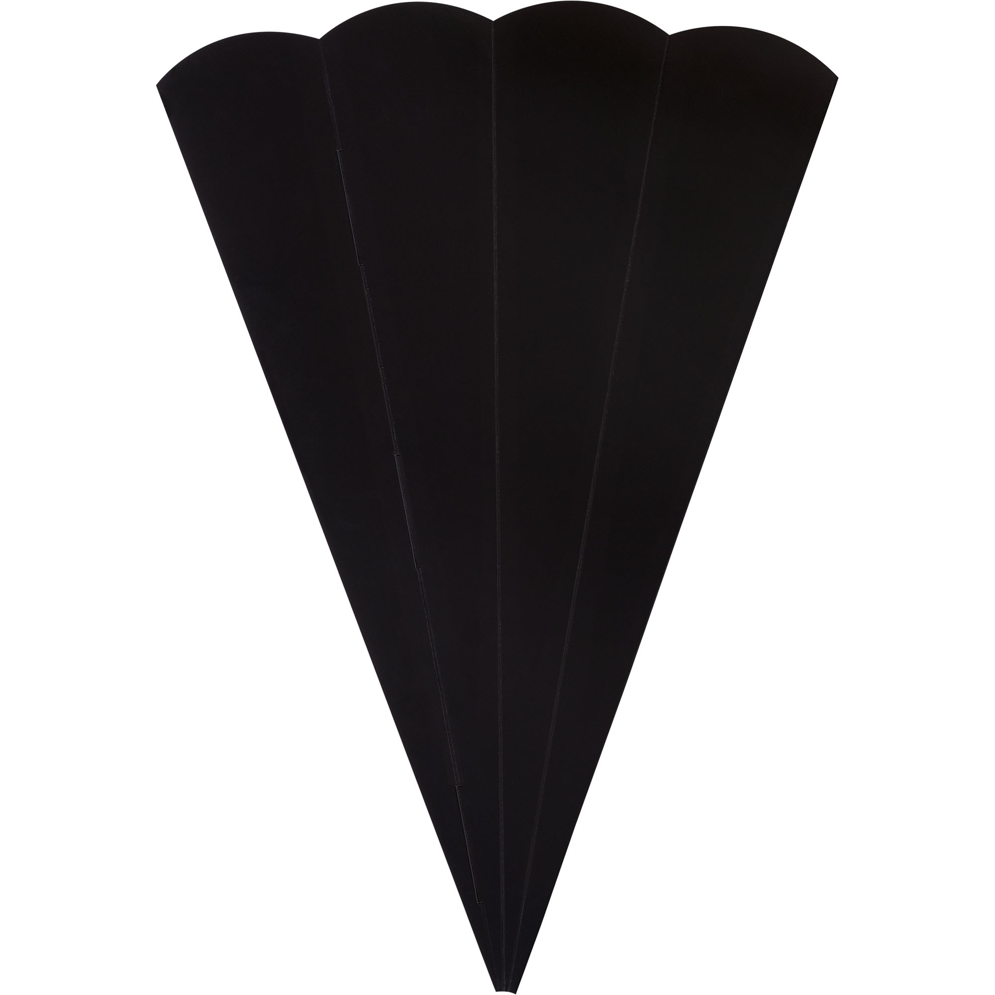 Schult�ten-Zuschnitt 6-eckig, 68cm SCHWARZ - Schult�ten ...