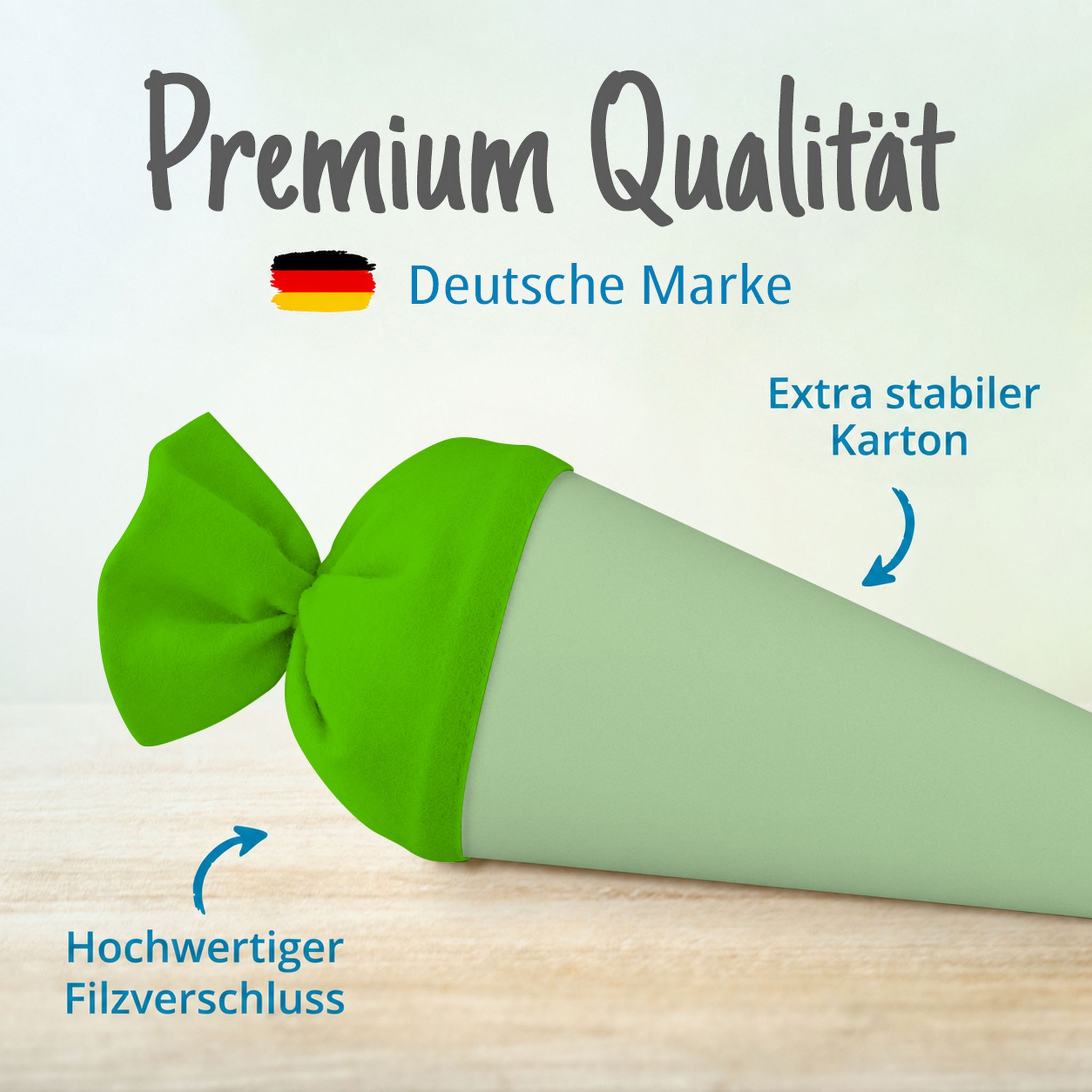 itenga Geschwister - Bastelschult�te 35cm mit Filzversch...