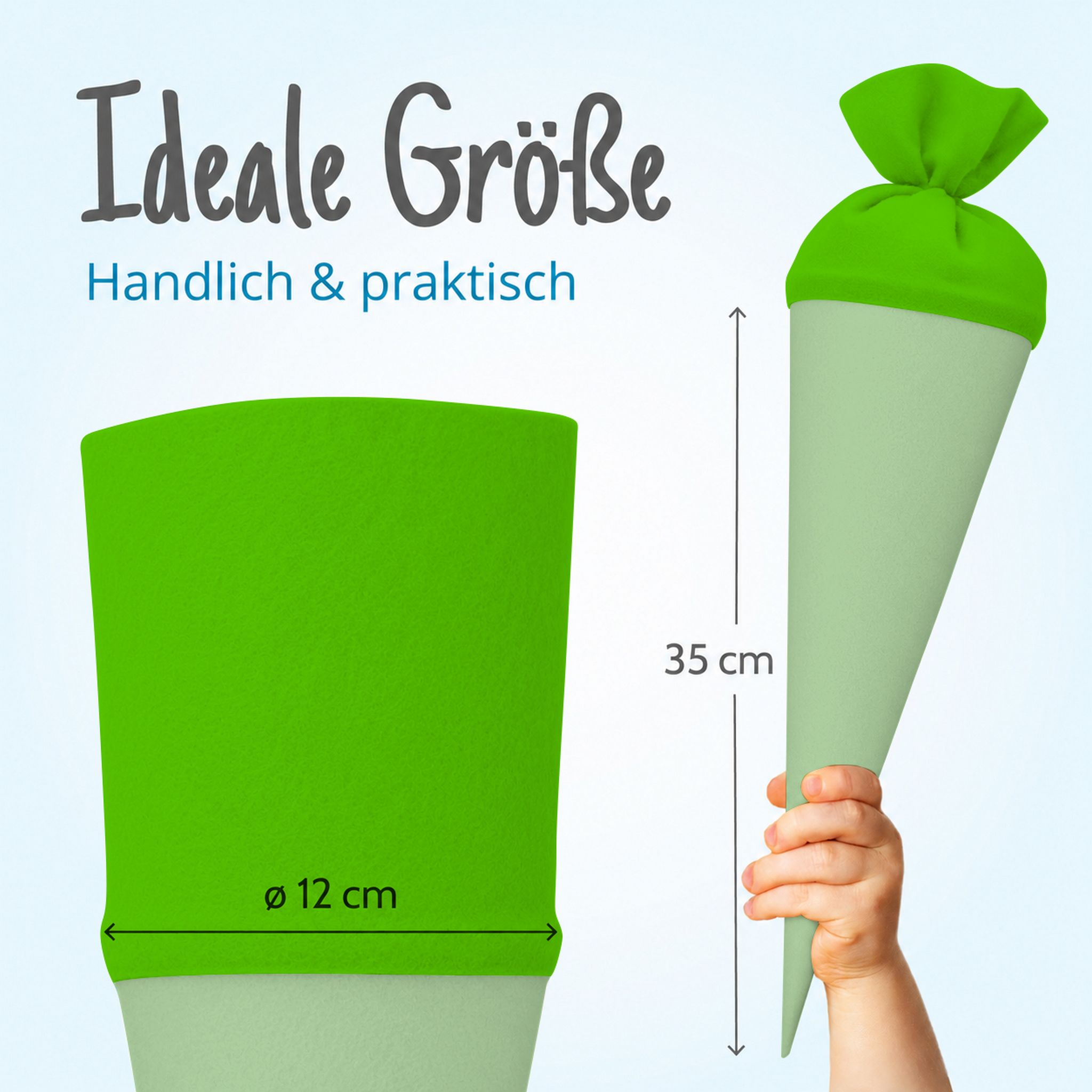 itenga Geschwister - Bastelschult�te 35cm mit Filzversch...