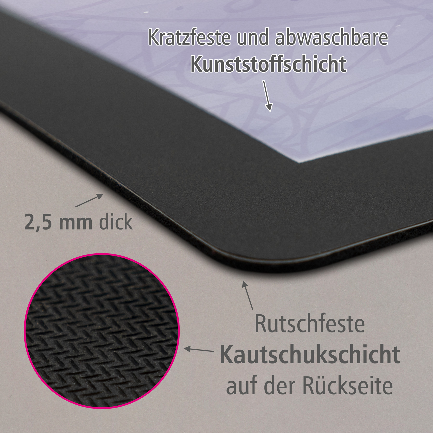 itenga Schreibunterlage V1 Motiv Mandala Wasserfarben