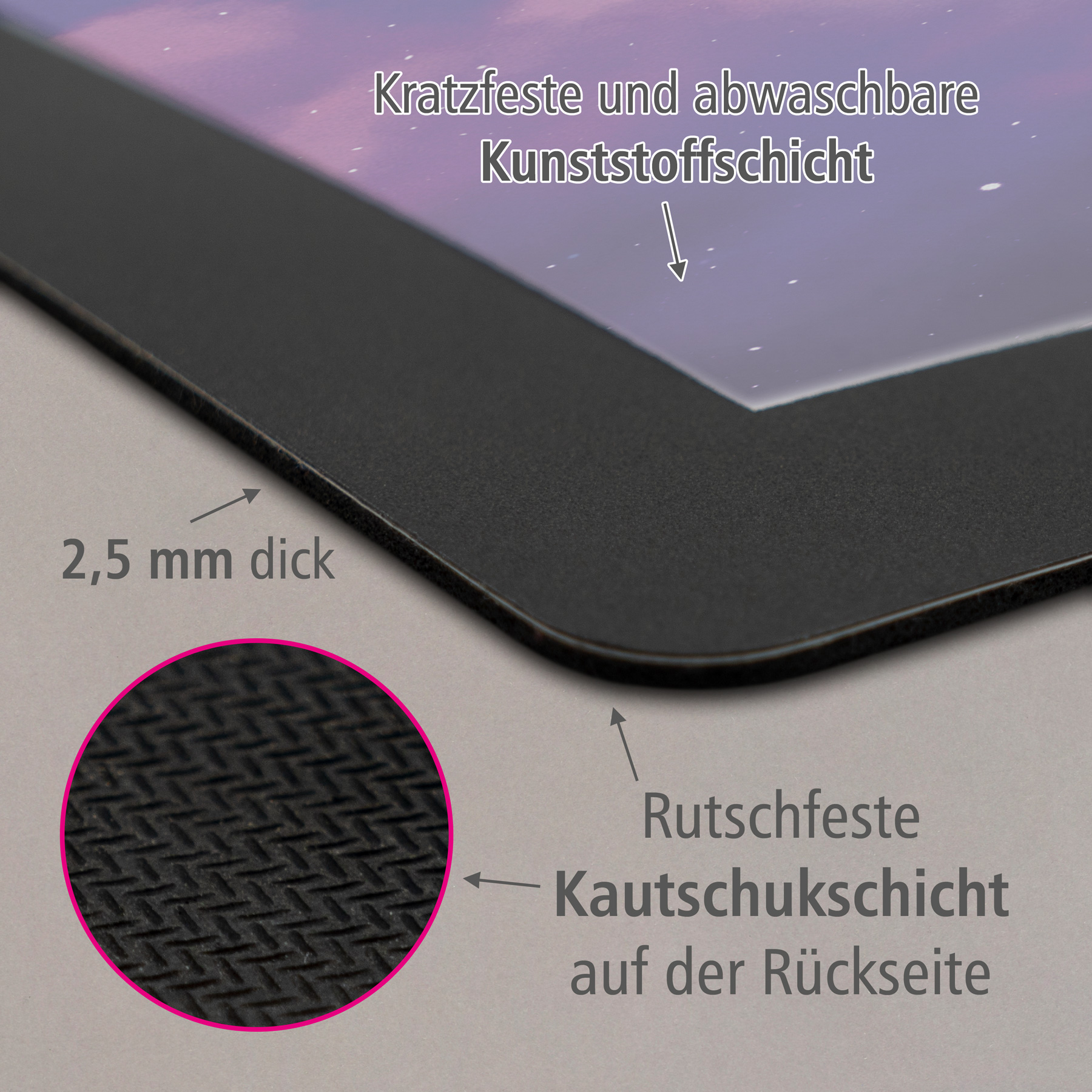 itenga Schreibunterlage V1 Motiv magisches Einhorn