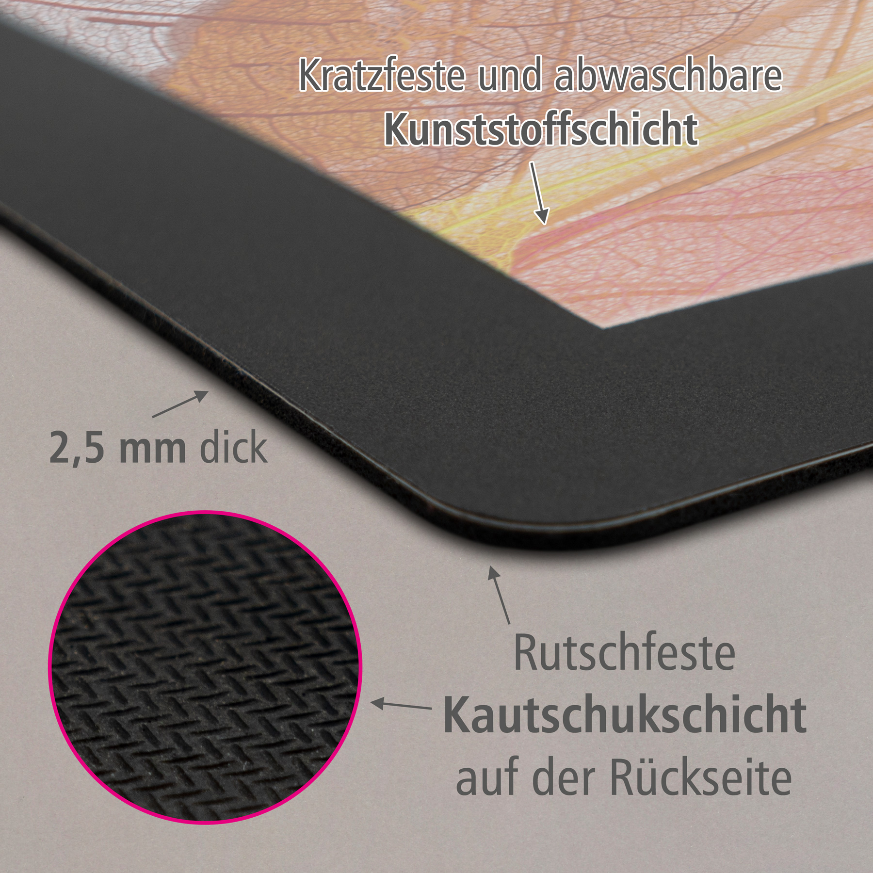 itenga Schreibunterlage V1 Motiv Fasern
