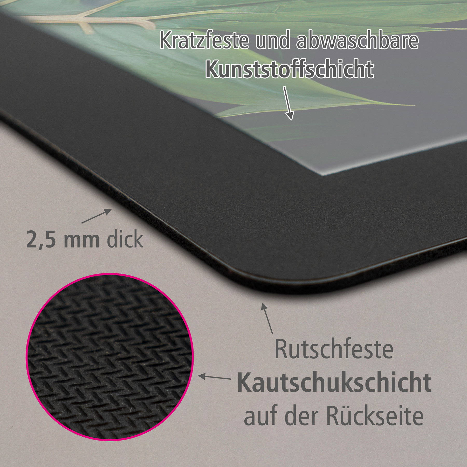 itenga Schreibunterlage V1 Motiv Dschungelbl�tter