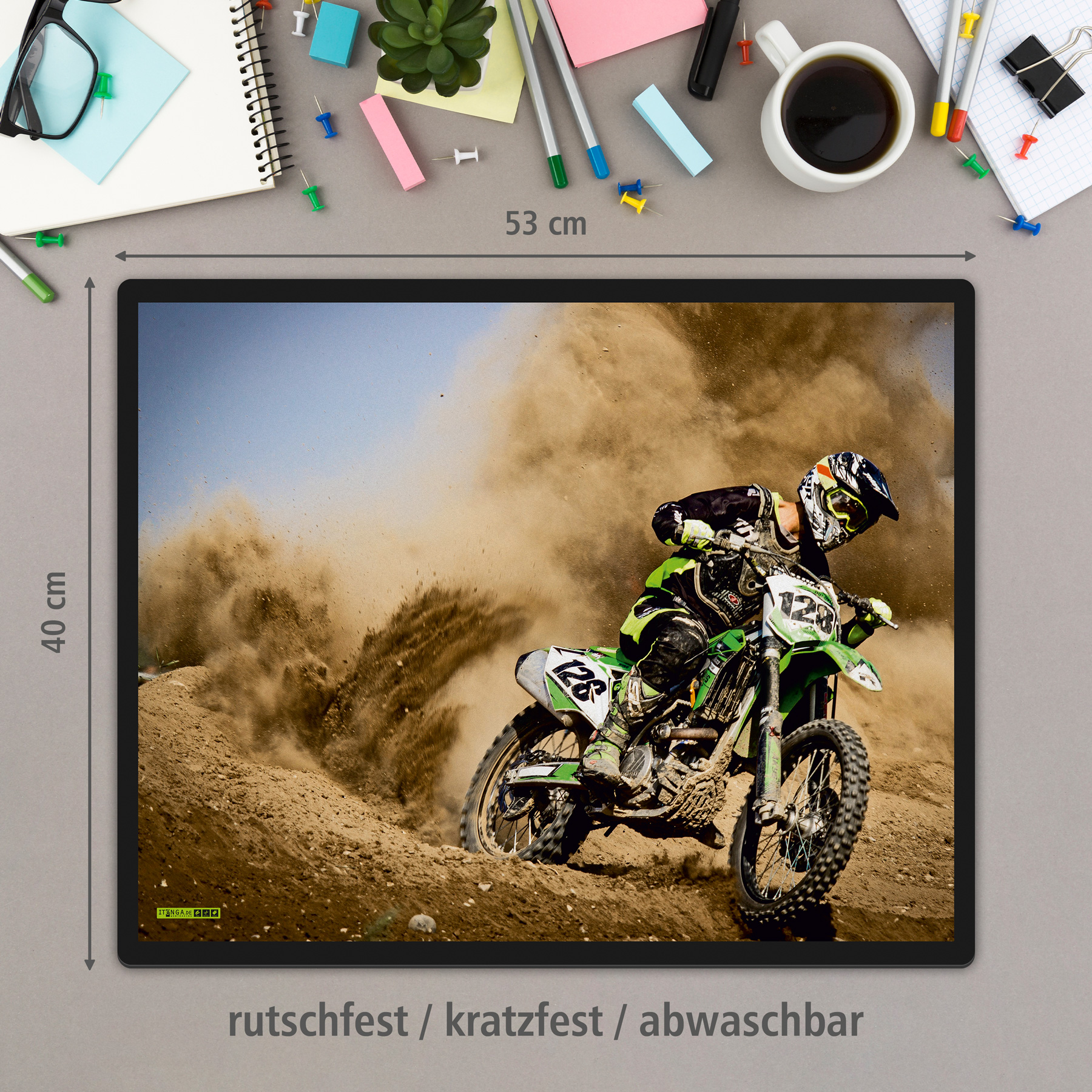 itenga Schreibunterlage V1 Motiv Motocross