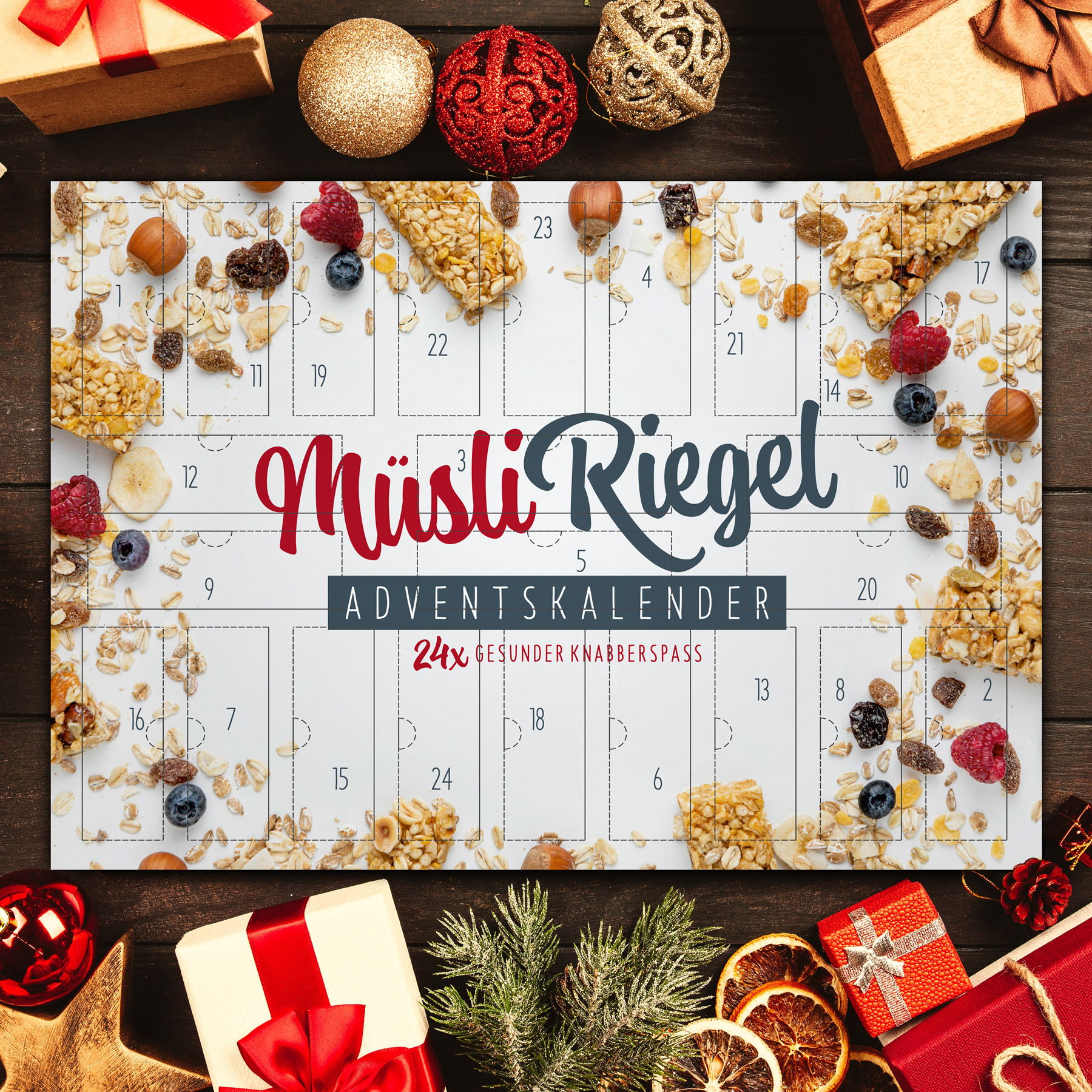 itenga M�sli-Riegel Adventskalender