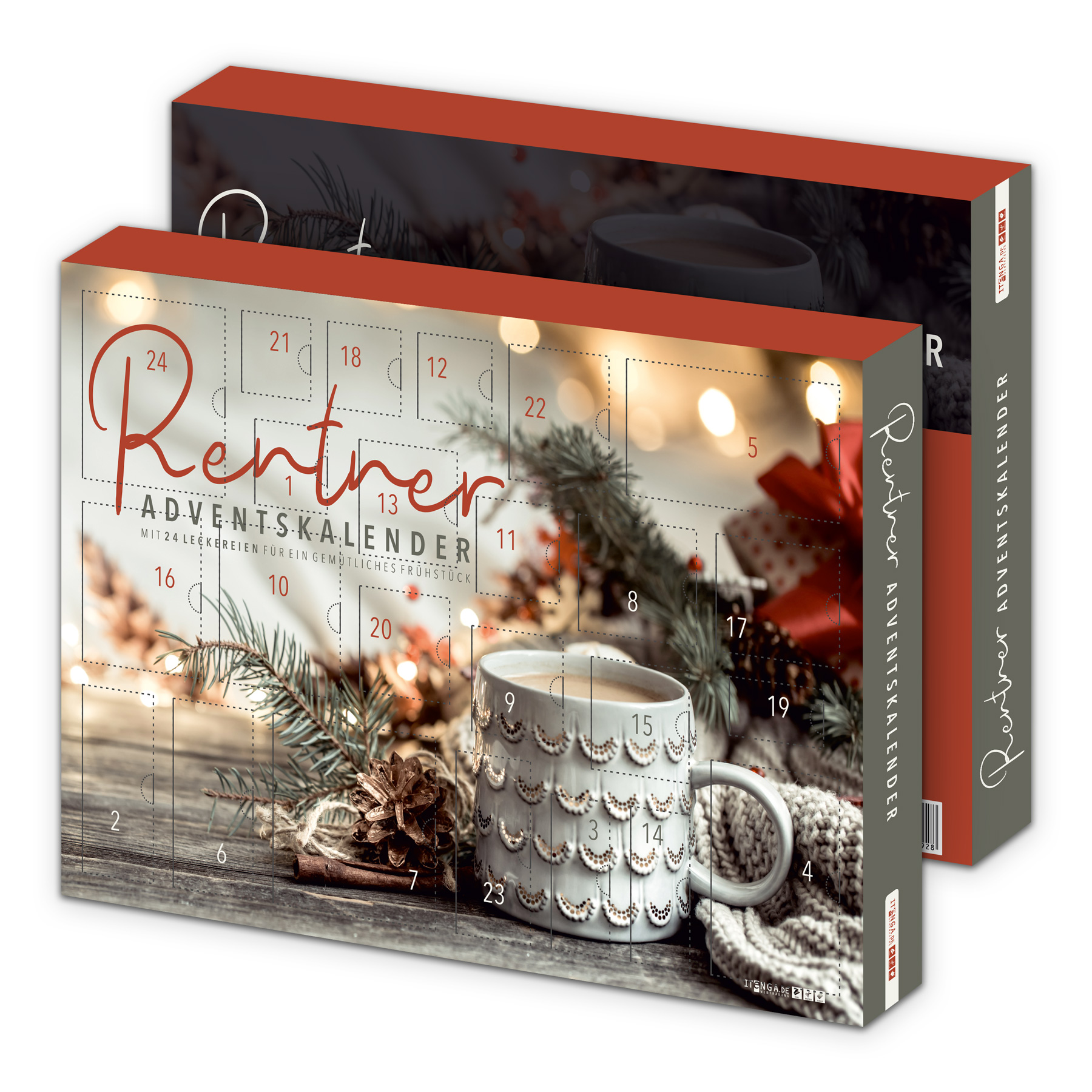 itenga Fr�hst�ck Adventskalender Motiv Rentner Adventska...
