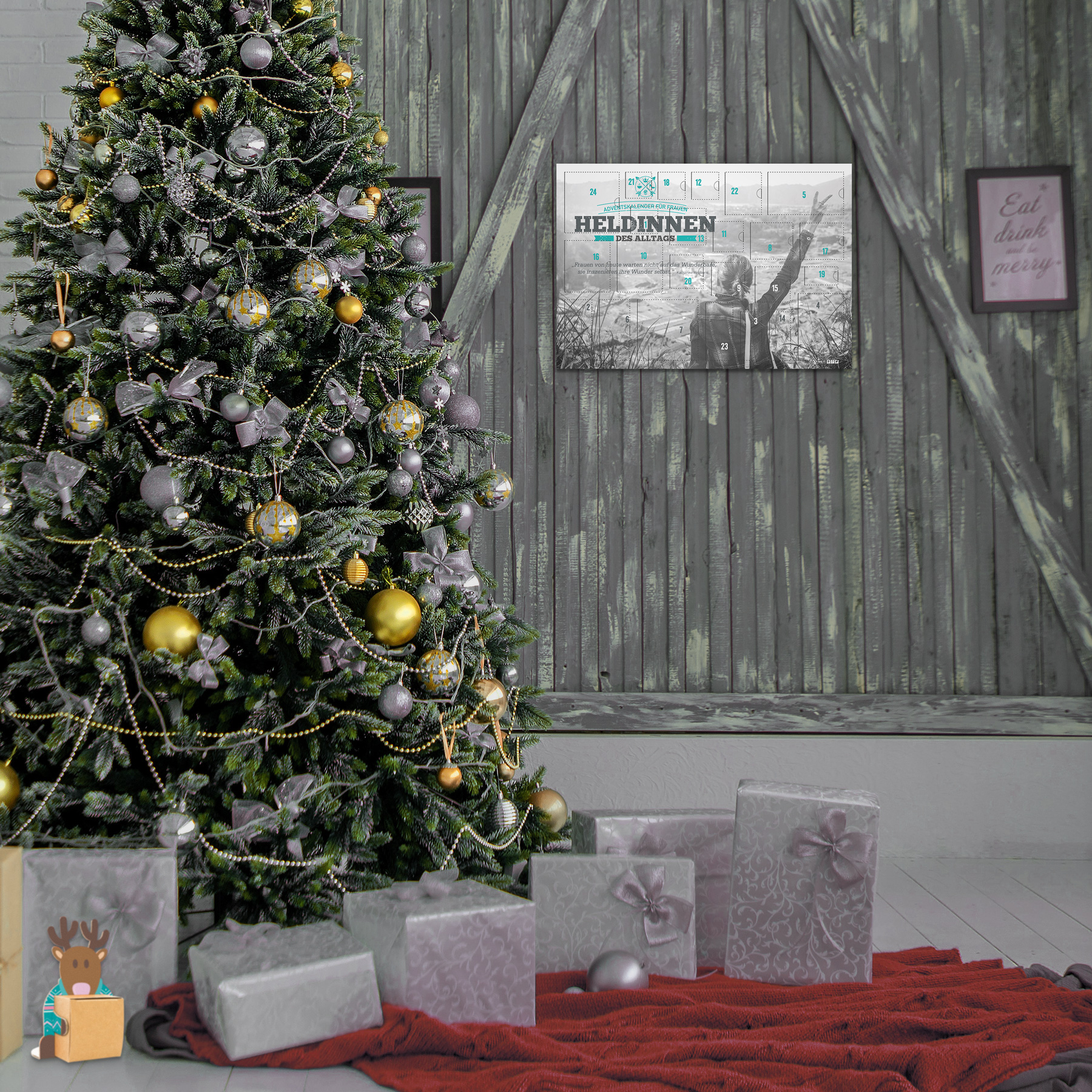 itenga Fr�hst�ck Adventskalender Motiv HELDINNEN DES ALL...