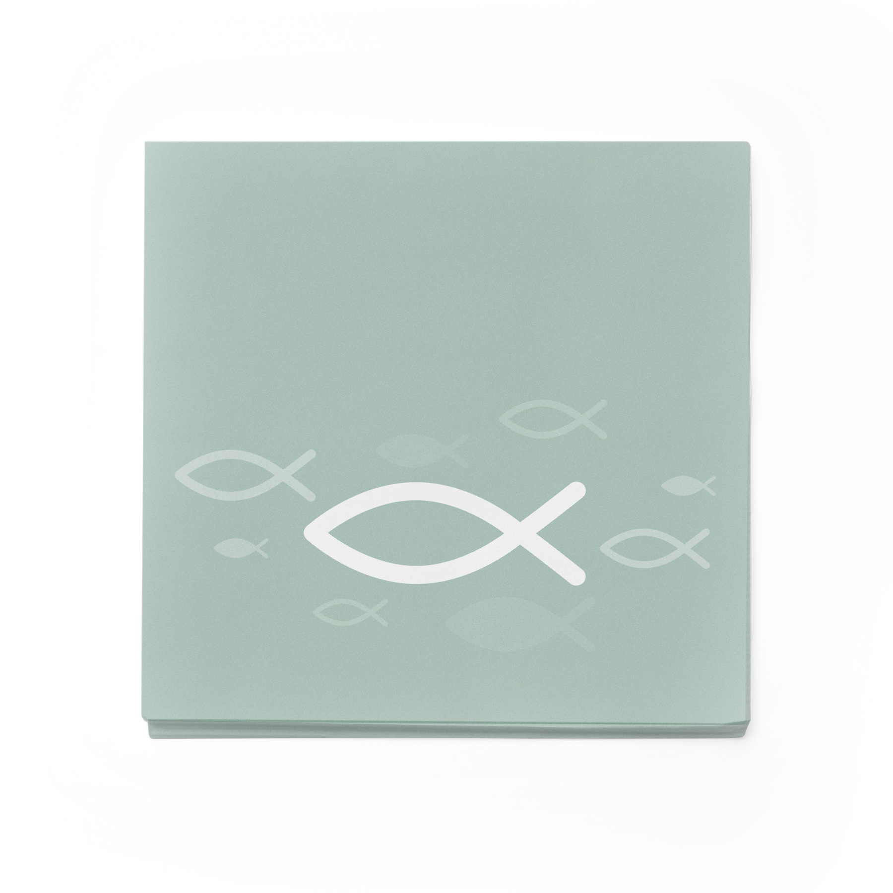 itenga Servietten Fisch EUKALYPTUS Wei� 30 x 30 cm 3-lag...